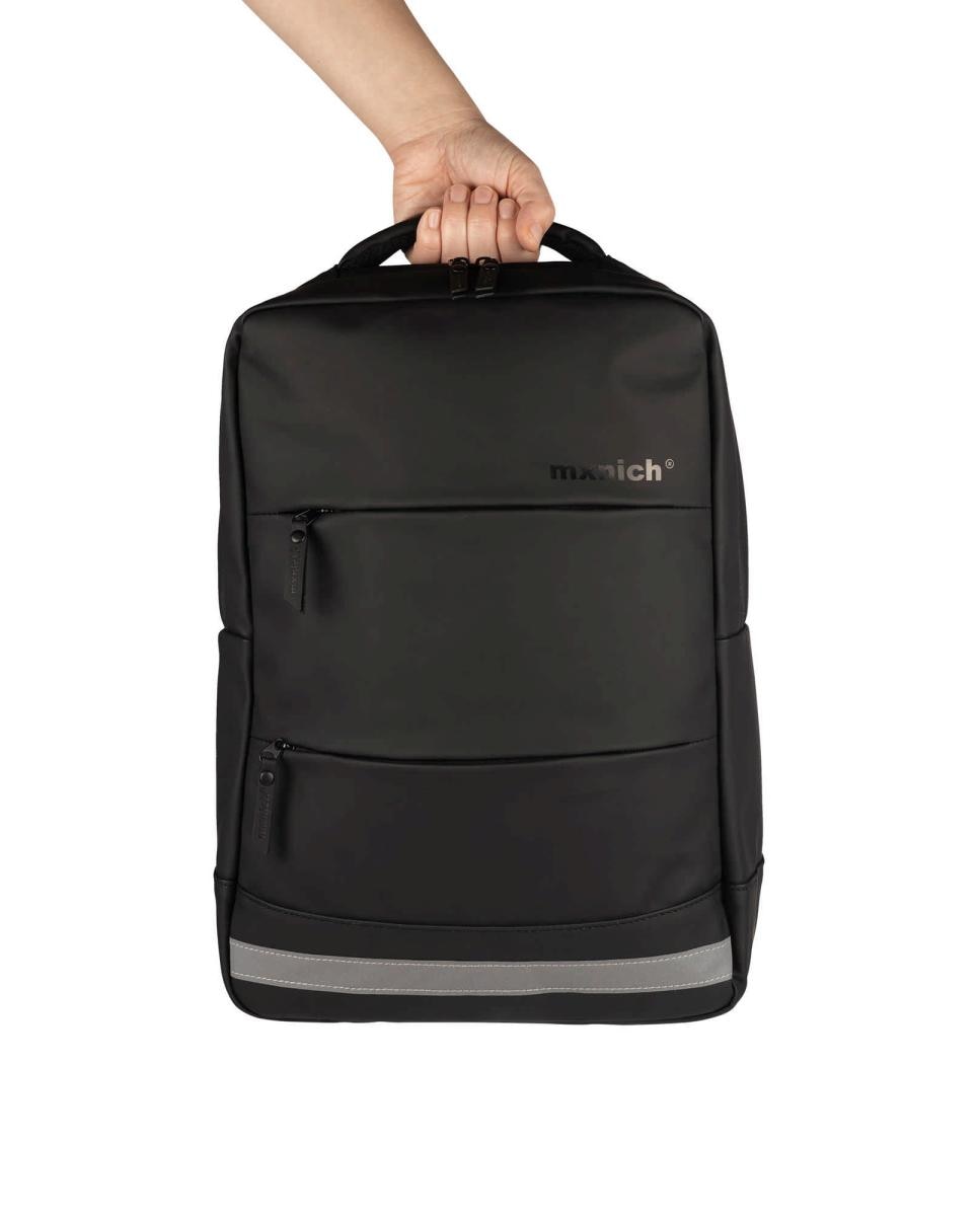 Imagen 5 de Mochila Hush Backpack, negra y resistente, para hombre. - Munich - Negro Negro