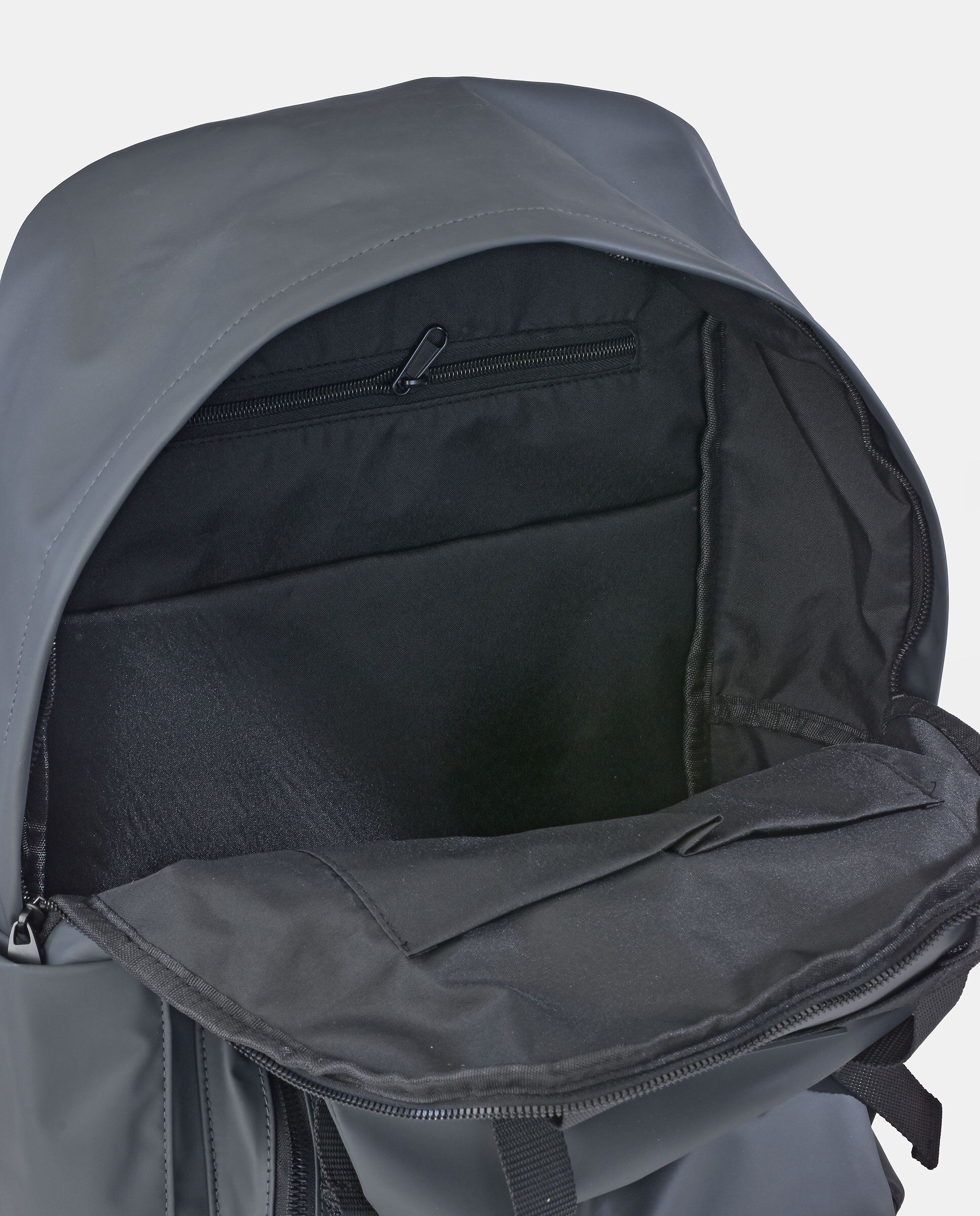 Mochila em PU Cinzento-5