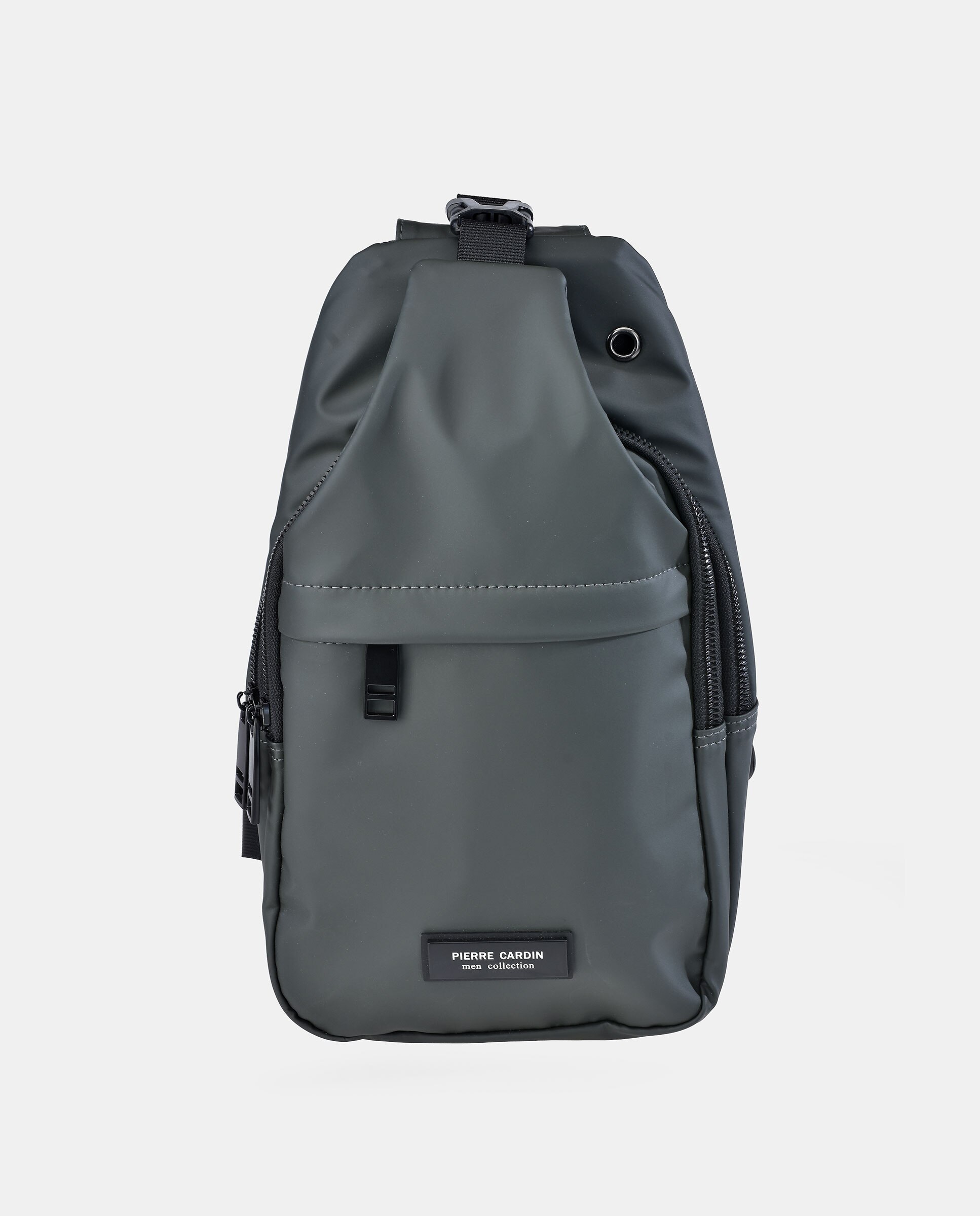 Mochila en PU de hombre - Pierre Cardin - Gris Gris-1