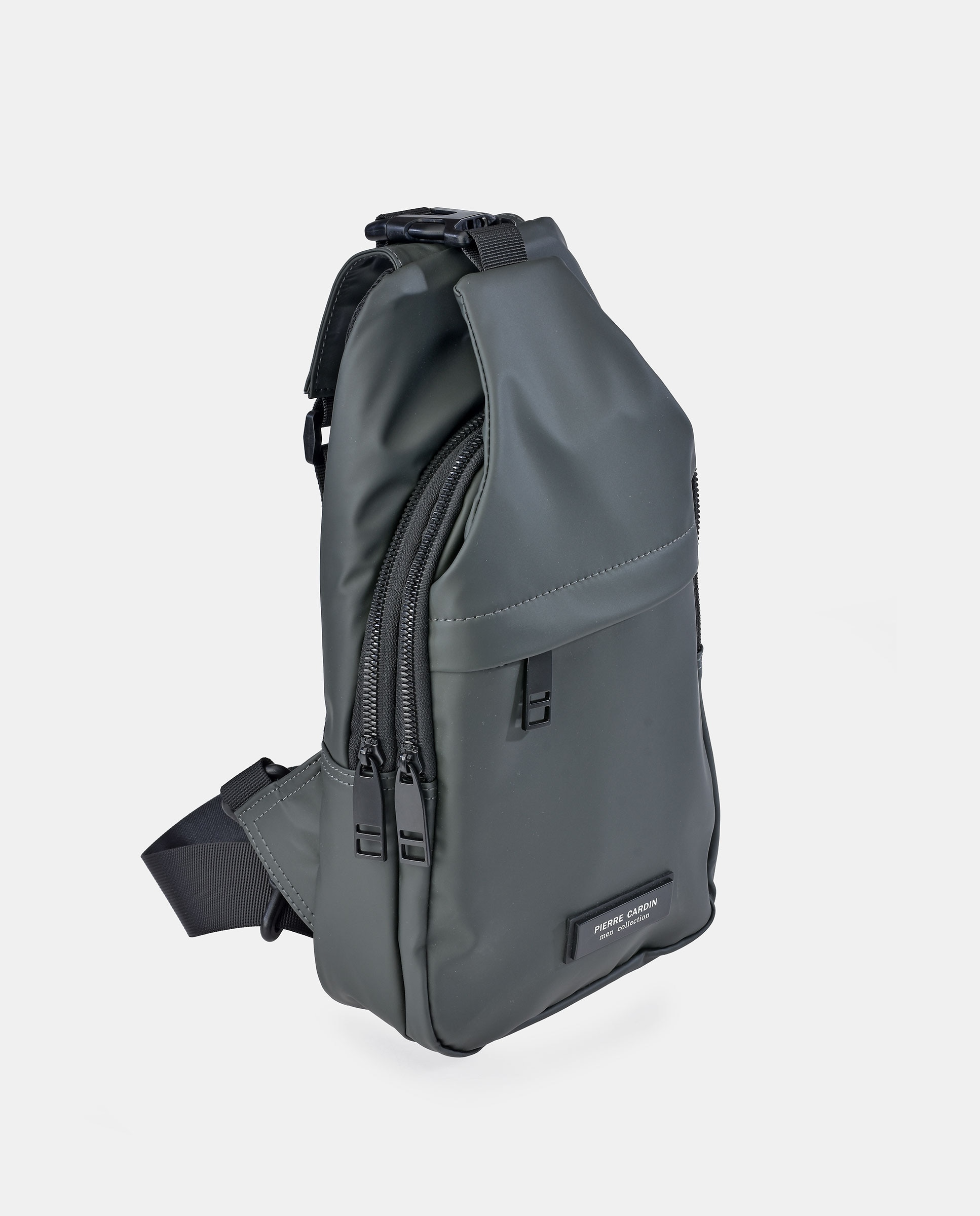 Mochila en PU de hombre - Pierre Cardin - Gris Gris-2