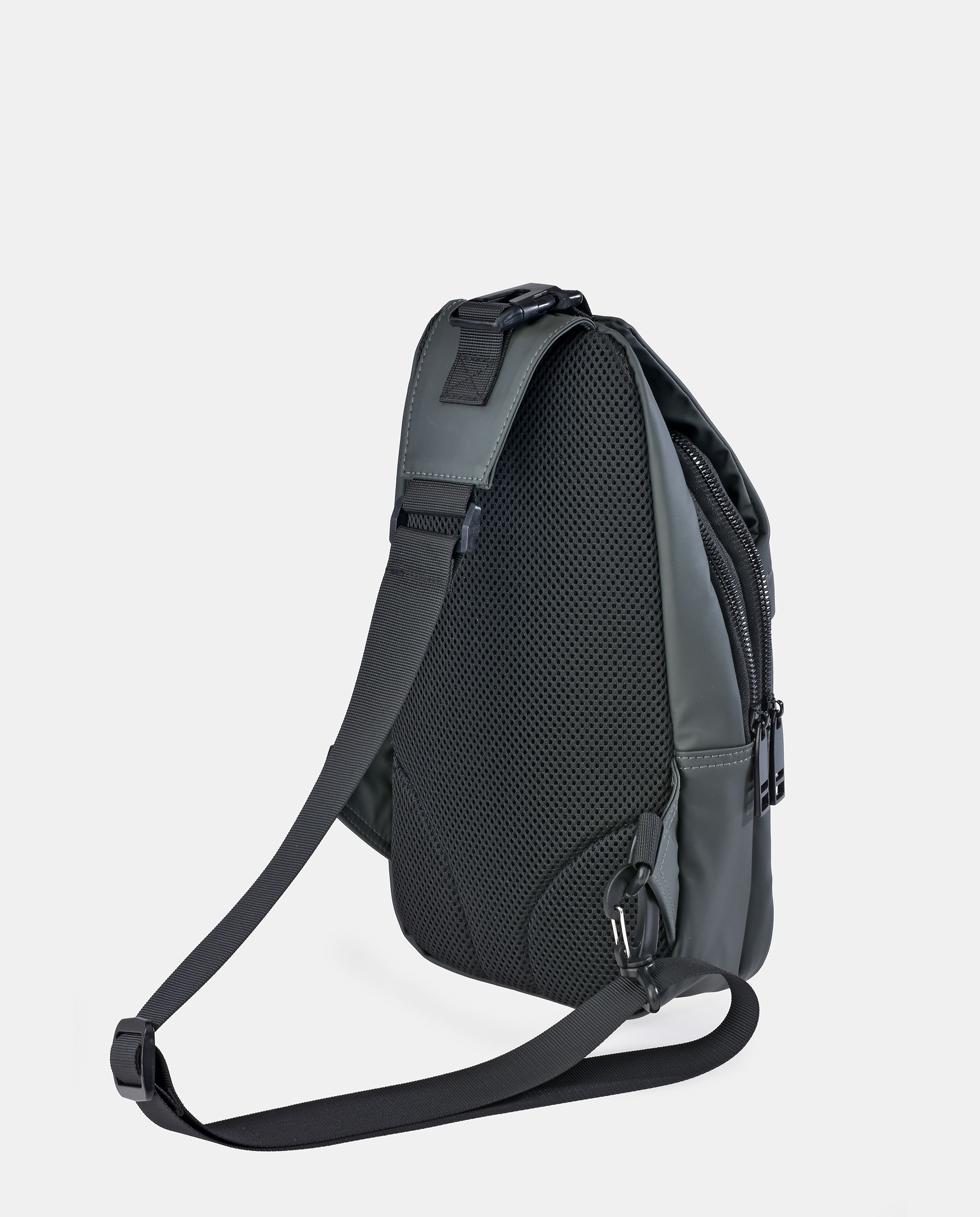 Mochila en PU de hombre - Pierre Cardin - Gris Gris-3
