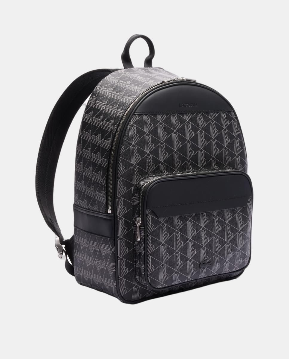 Mochila preta com compartimento para portátil Preto-3