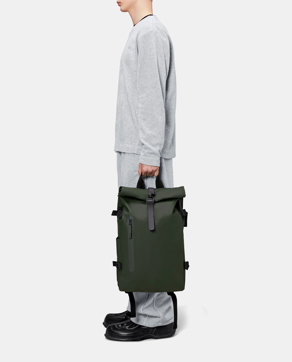 Mochila Rolltop Rucksack Large Verde-6