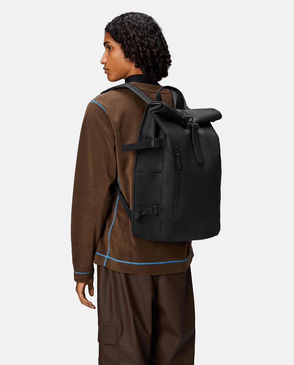 Mochila Impermeável Grande Rolltop Rucksack Large Preto-5