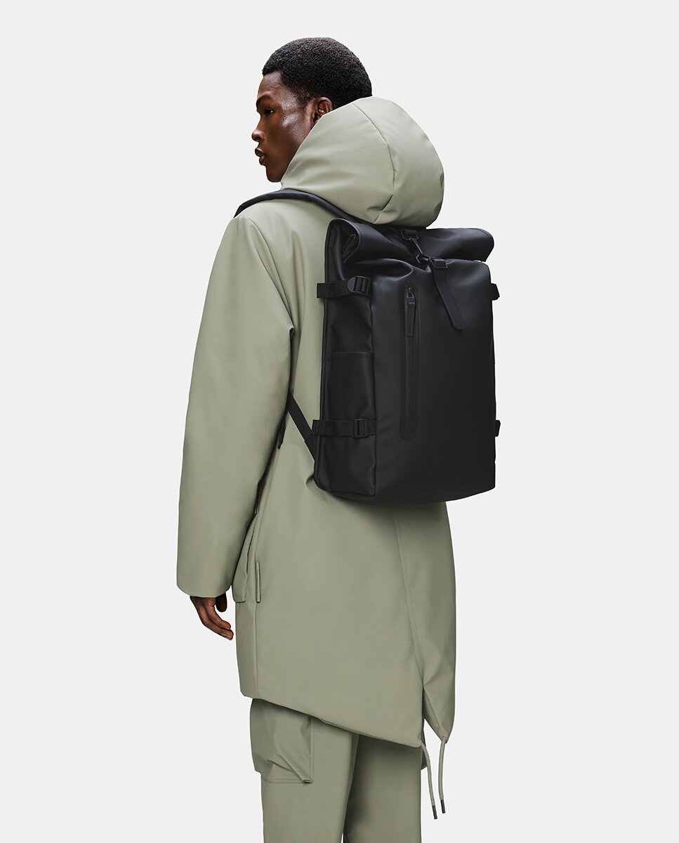 Mochila Impermeável Grande Rolltop Rucksack Large Preto-6