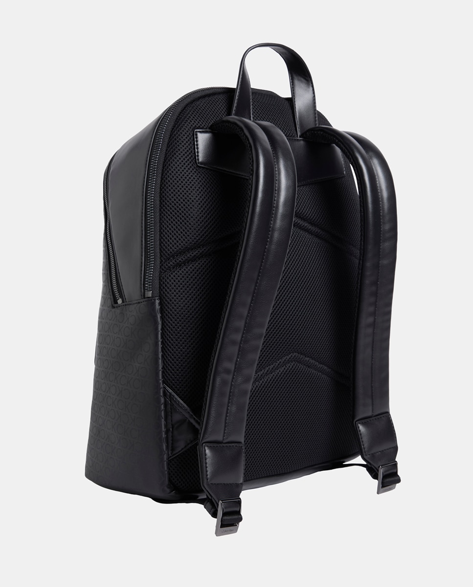 Mochila Redonda com Logótipo Preto-3