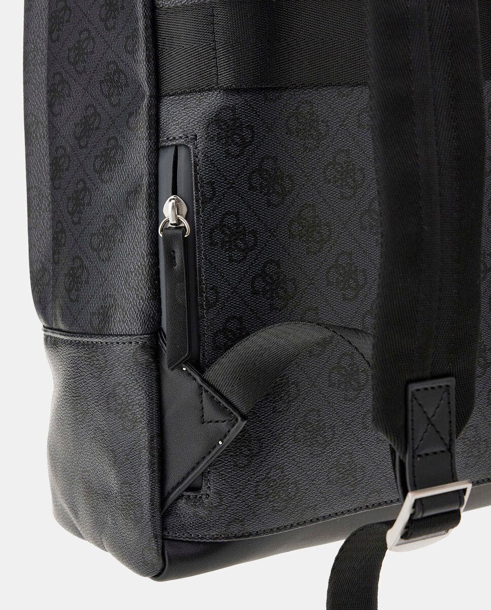 Mochila Compacta com Logótipo 4G Preto-4