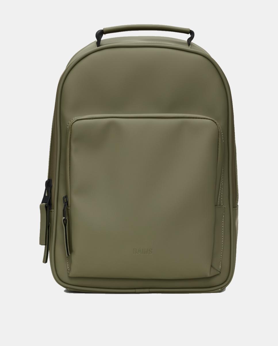 Imagen 0 de Mochila impermeable con bolsillo frontal  Book Dapypack de Rains Verde militar
