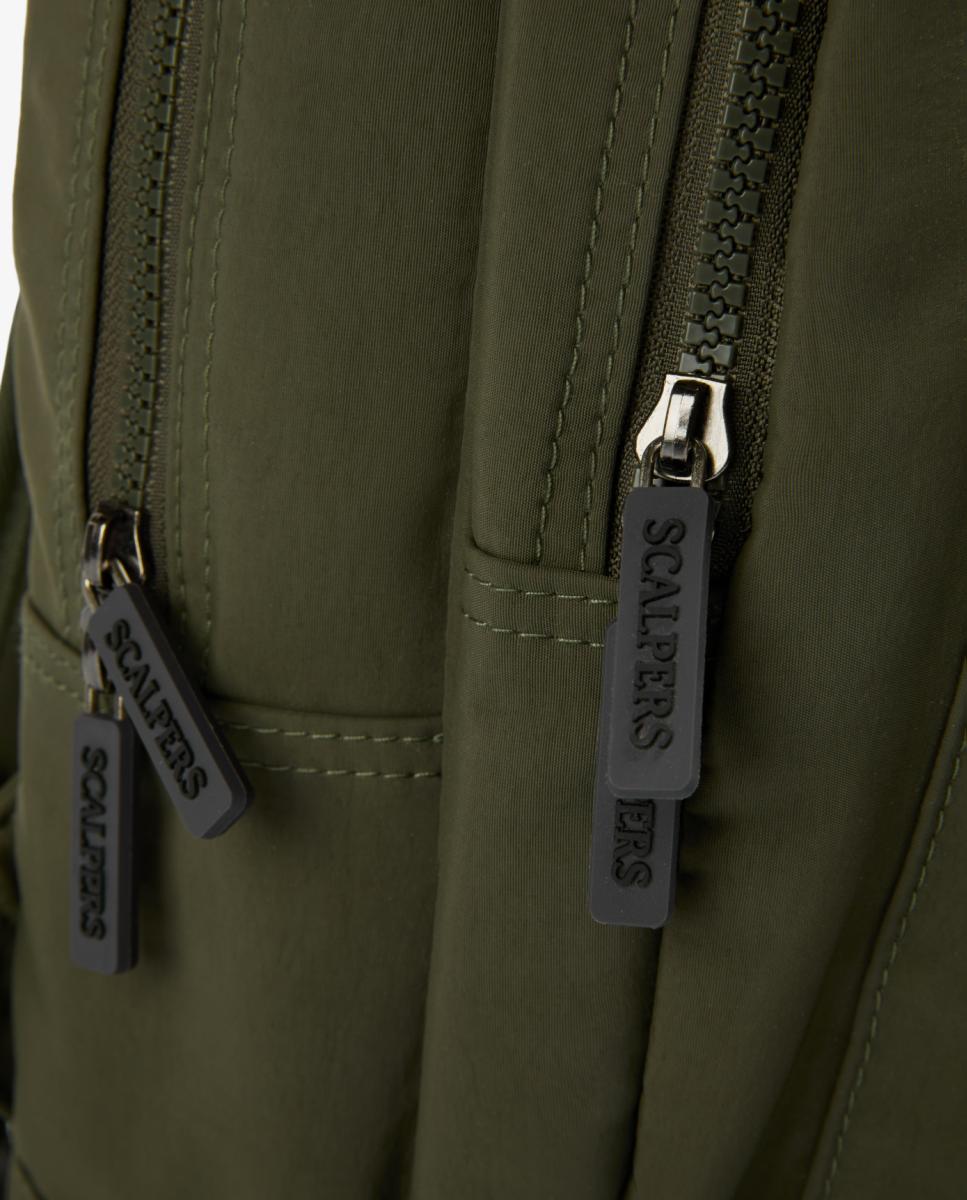 Mochila Básica com Caveira Verde-militar-6