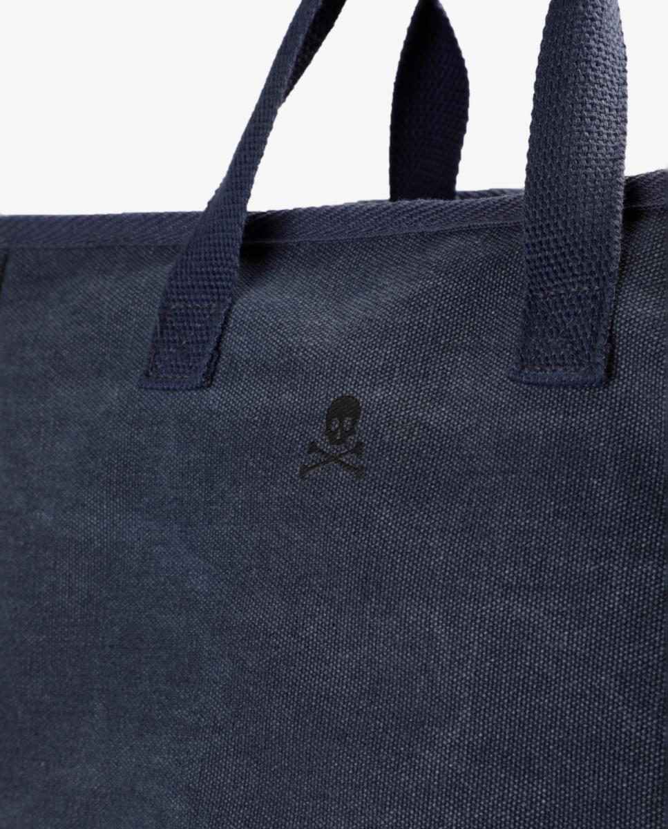 Mochila confeccionada en canvas de hombre - Scalpers - Azul marino Azul marino-4