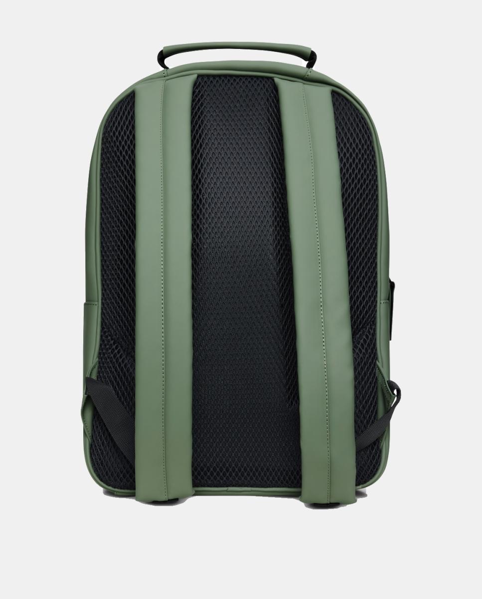 Mochila impermeable con bolsillo frontal Book Dapypack Large de hombre - Rains - Verde Verde-2