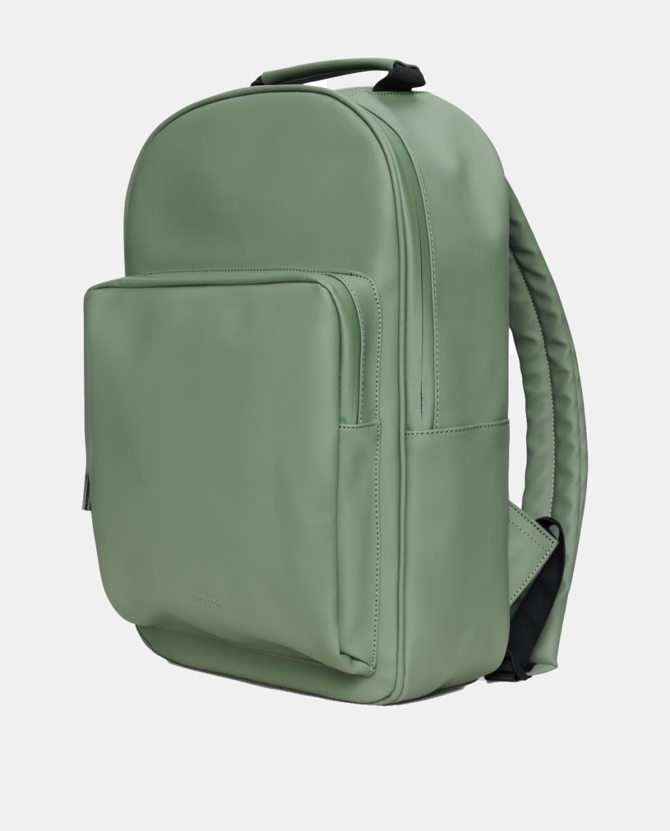 Mochila impermeable con bolsillo frontal Book Dapypack Large de hombre - Rains - Verde Verde-3