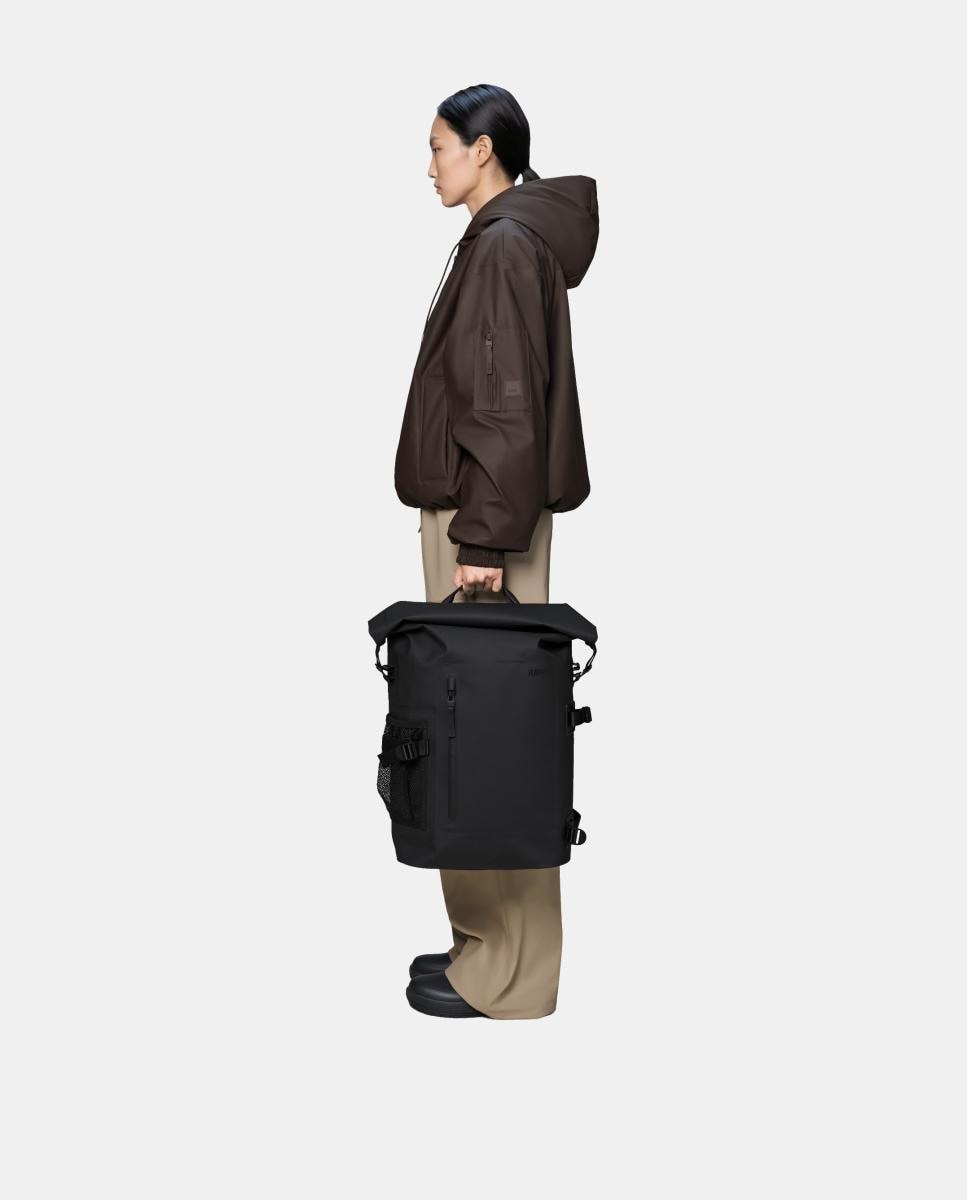 Mochila Rolltop Grande Técnica Preto-4