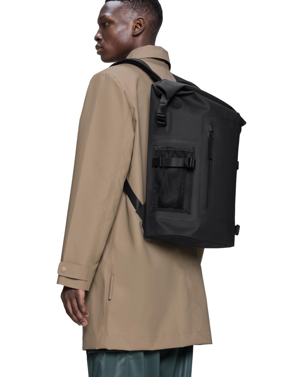 Mochila Rolltop Grande Técnica Preto-6