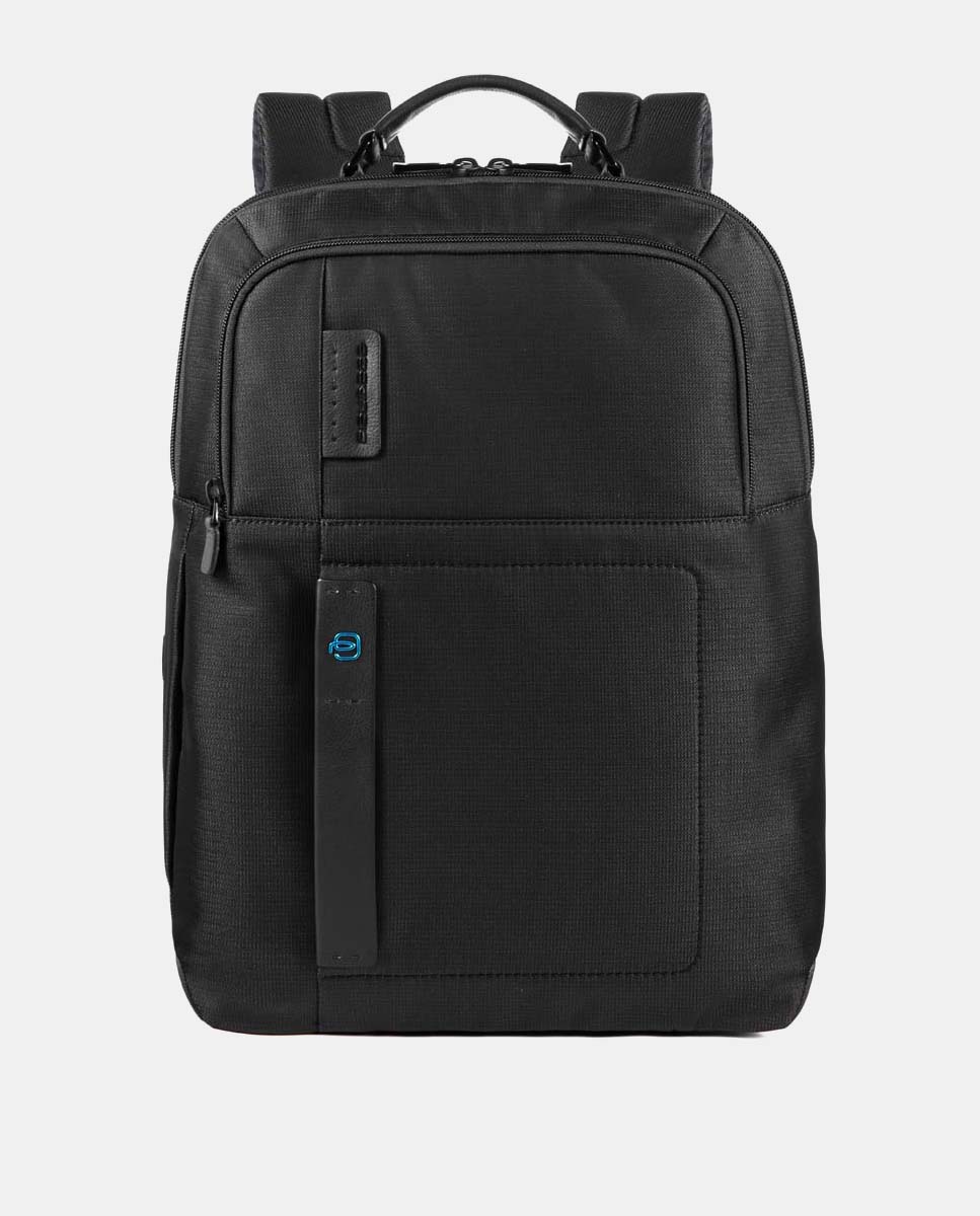 Mochila com Compartimento Duplo de Fecho de Correr e Espaço para Portátil - Preto Preto-1