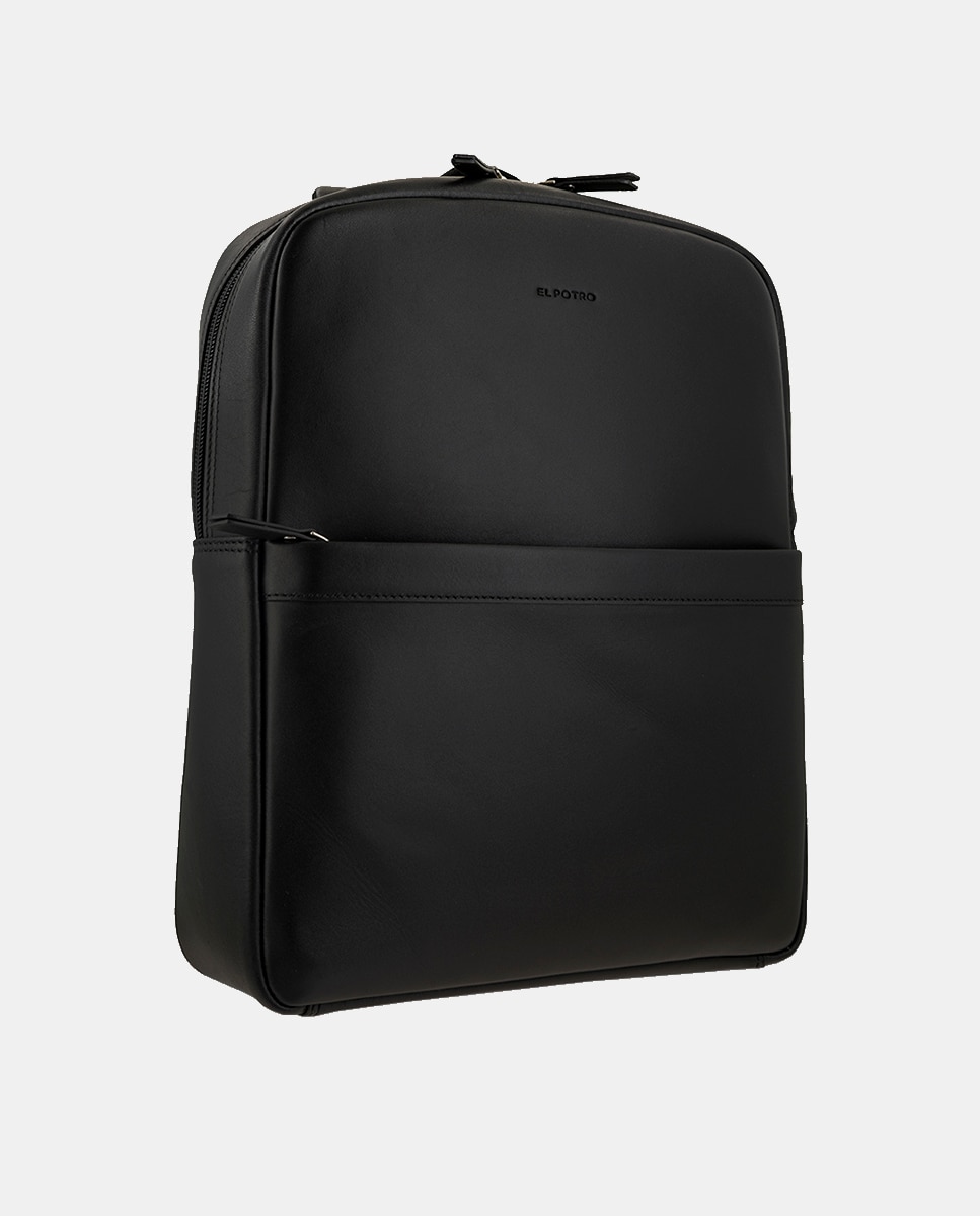Mochila em Pele Preto-2