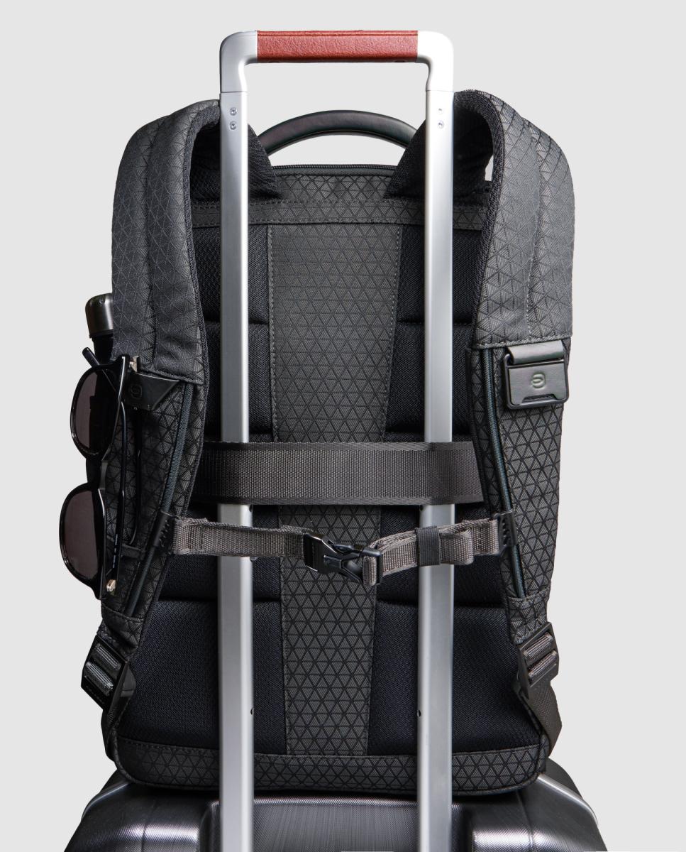 Mochila de Viagem Modular 2 em 1 para Portátil e iPad® com Fecho de Cadeado, Bolso para Óculos, RFID e Proteção Contra Impactos. Azul-3