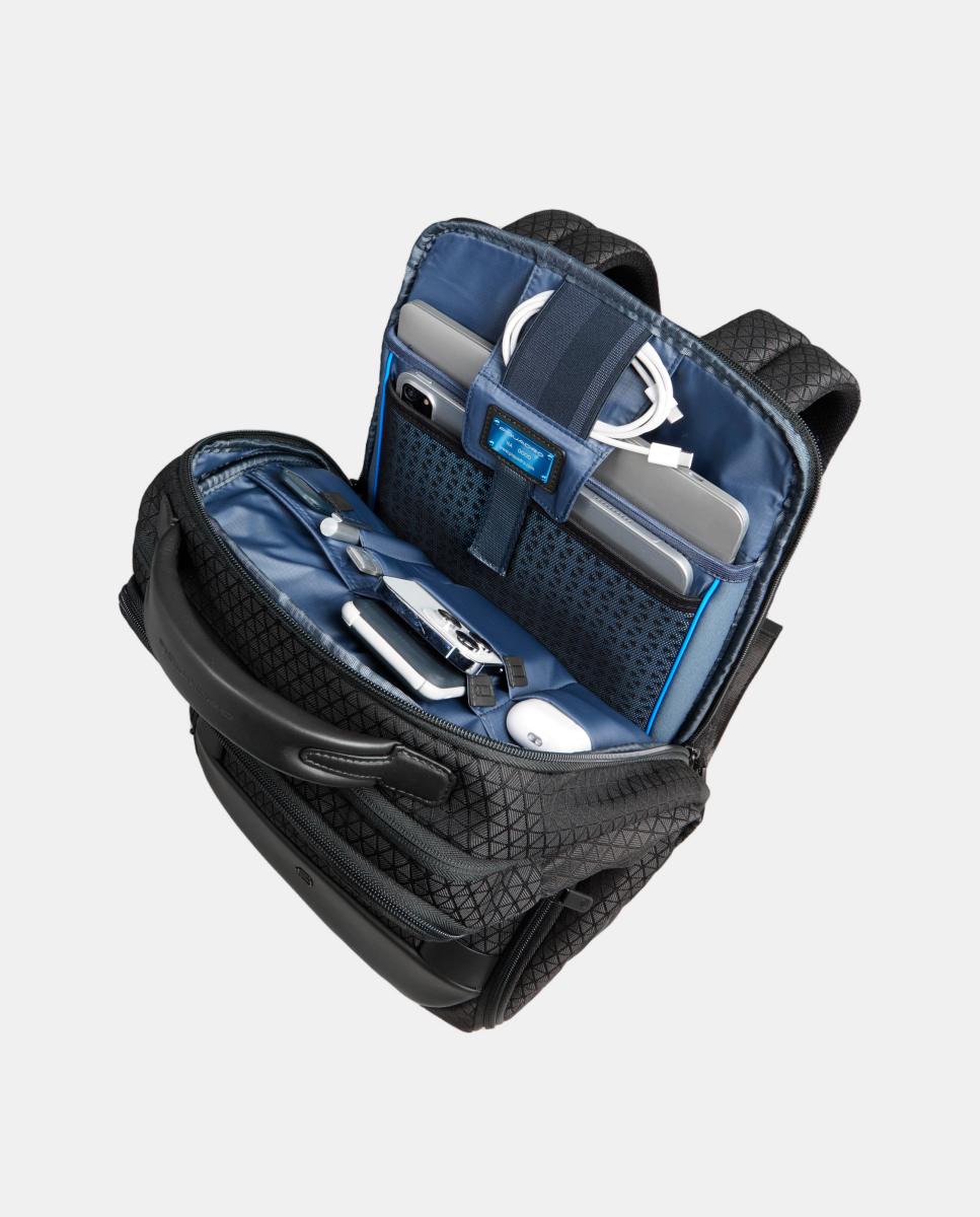 Mochila de Viagem Modular 2 em 1 para Portátil e iPad® com Fecho de Cadeado, Bolso para Óculos, RFID e Proteção Contra Impactos Preto-6