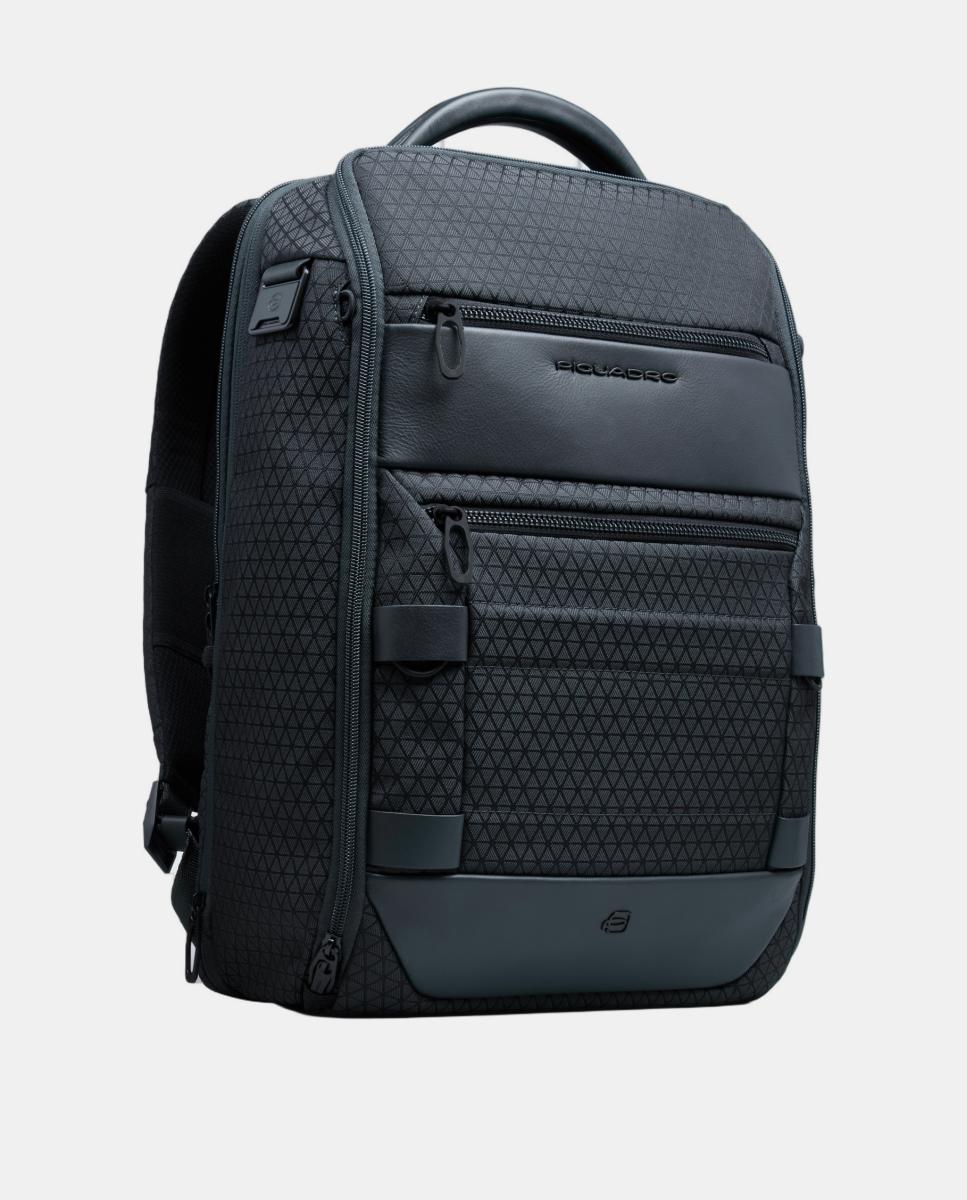 Mochila Viagem Modular para Portátil e iPad® com bolso para Óculos, Sistema Antirroubo, Nécessaire Amovível, Proteção RFID e Proteção Contra Impactos Azul-2
