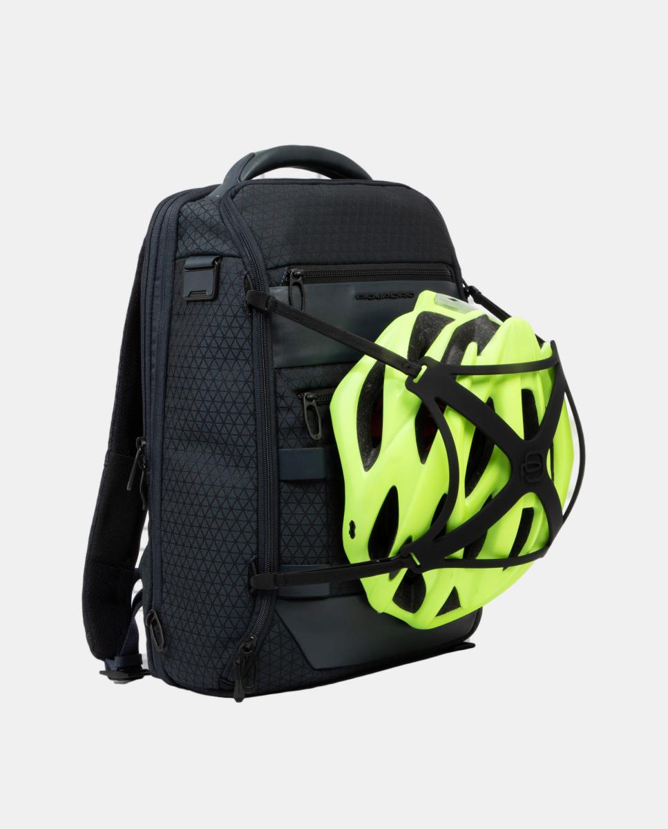 Mochila Viagem Modular para Portátil e iPad® com bolso para Óculos, Sistema Antirroubo, Nécessaire Amovível, Proteção RFID e Proteção Contra Impactos Azul-4