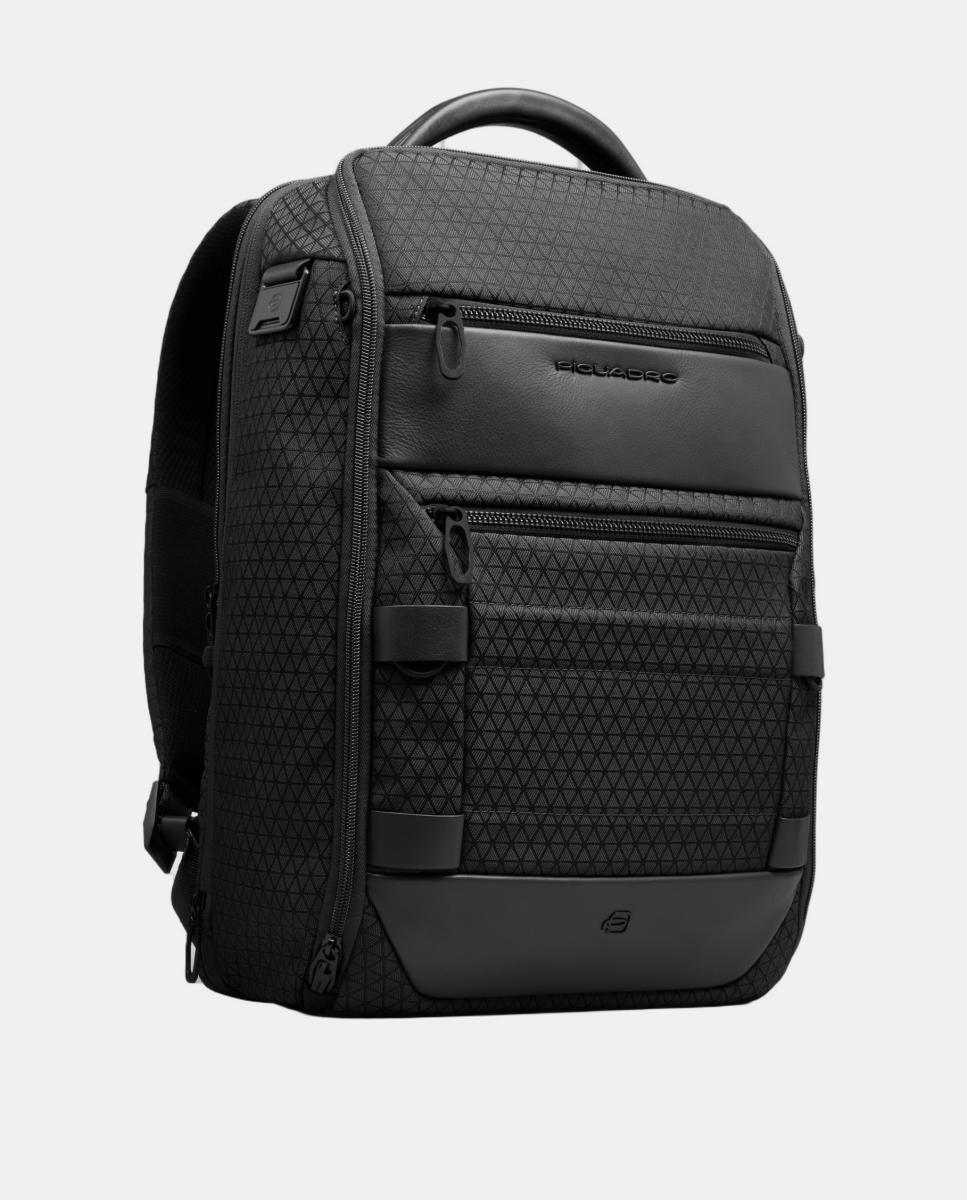 Mochila Viagem Modular para Portátil e iPad® com bolso para Óculos, Sistema Antirroubo, Nécessaire Amovível, Proteção RFID e Proteção Contra Impactos Preto-2