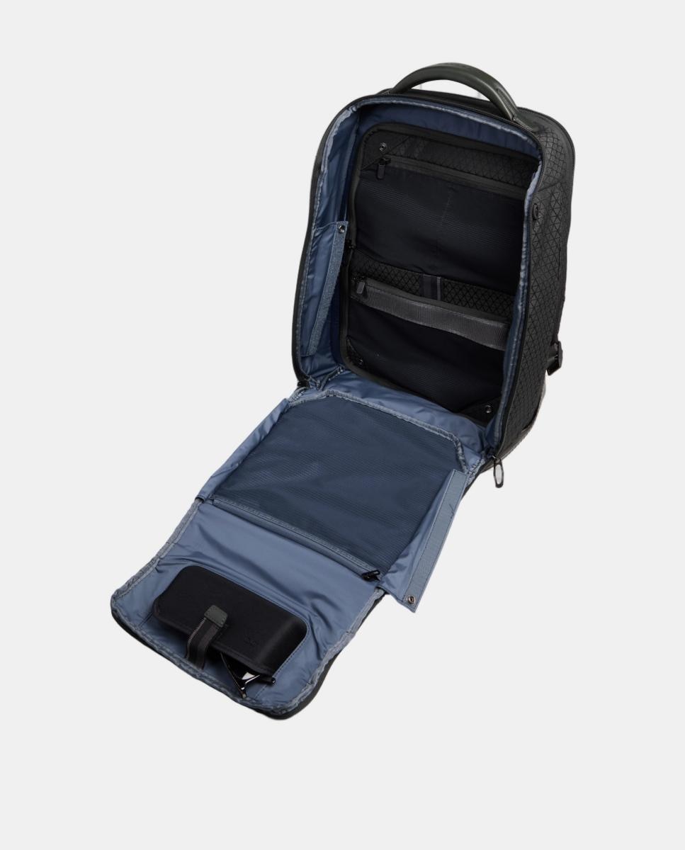 Mochila Viagem Modular para Portátil e iPad® com bolso para Óculos, Sistema Antirroubo, Nécessaire Amovível, Proteção RFID e Proteção Contra Impactos Preto-7