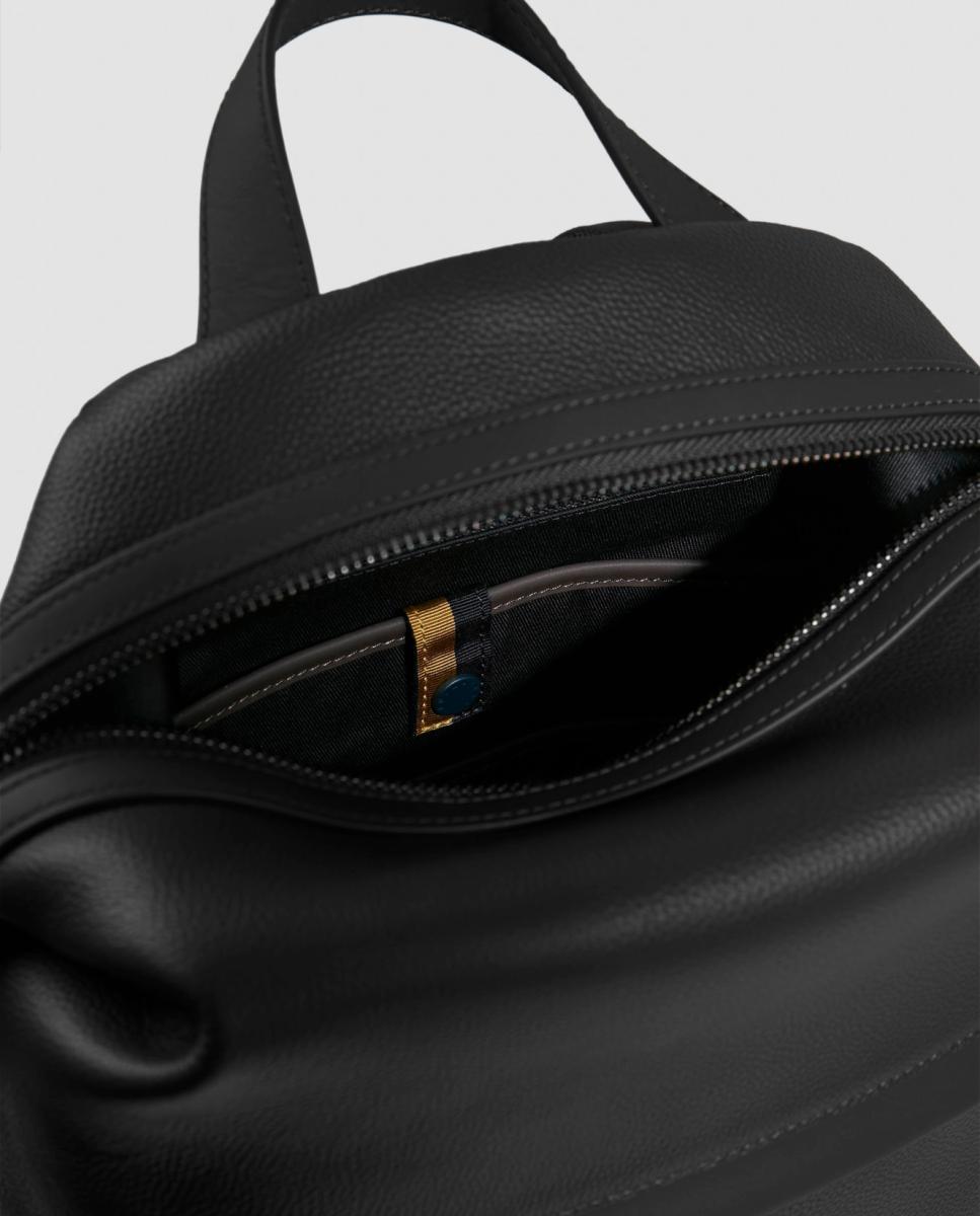 Mochila em Pele Preto-5