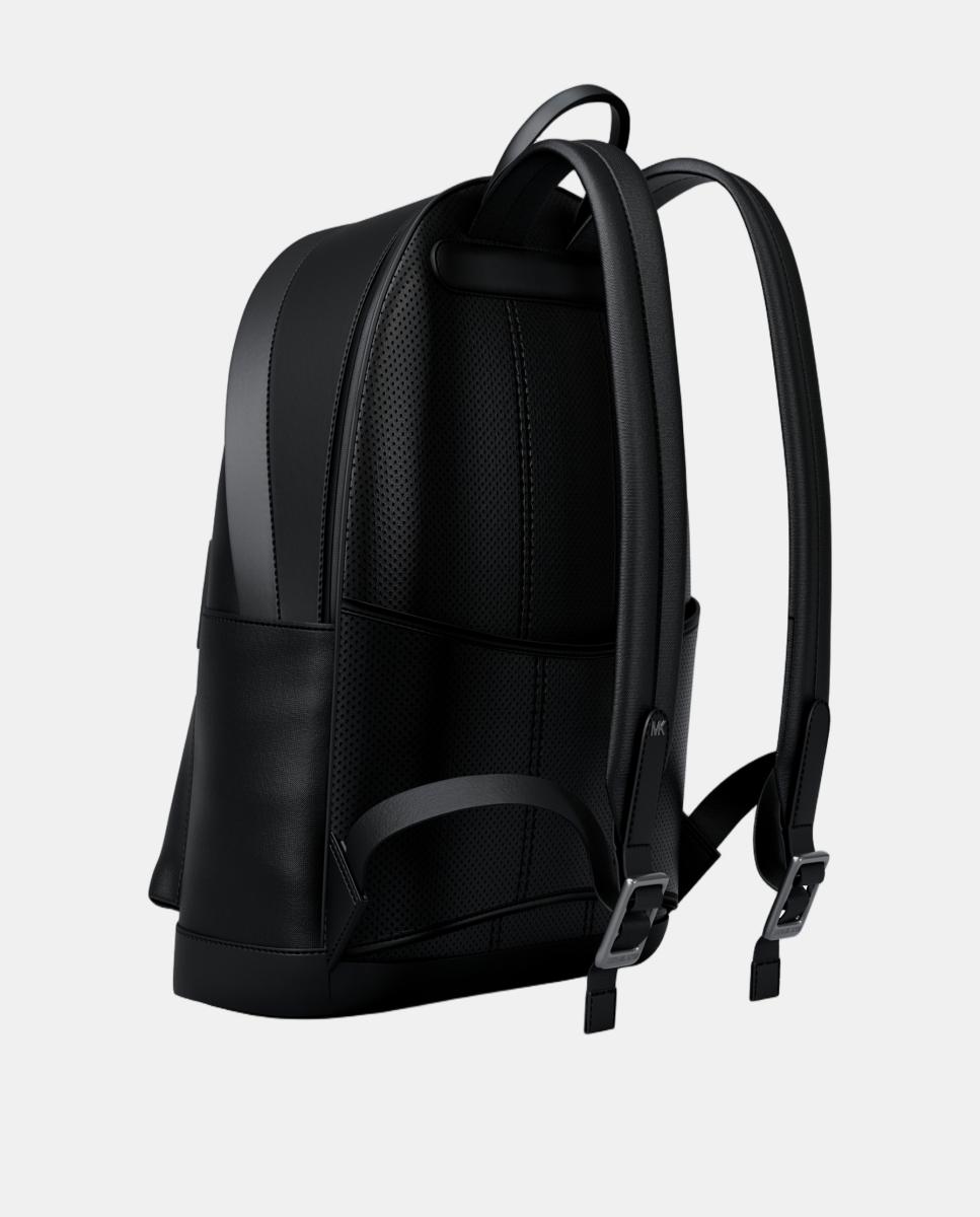 Mochila com Bolso à Frente Preto-3
