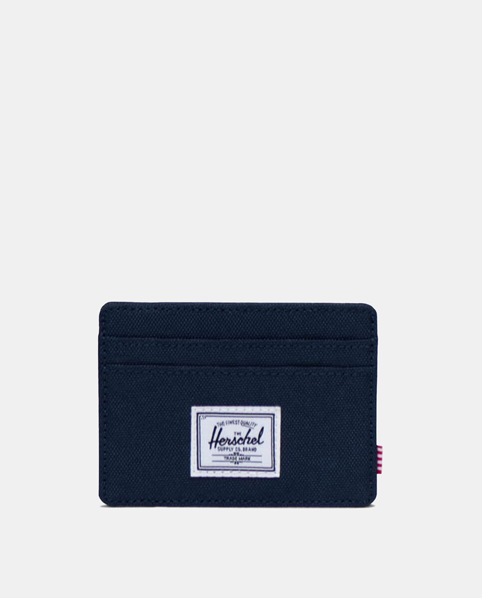 Tarjetero Charlie de Herschel Supply gris oscuro - Azul marino Azul marino-1