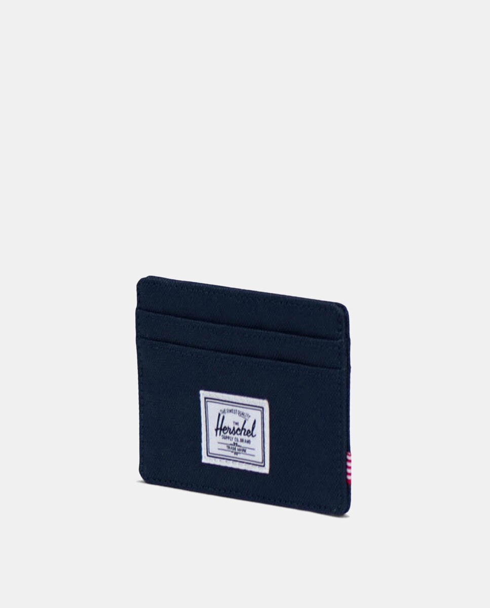 Tarjetero Charlie de Herschel Supply gris oscuro - Azul marino Azul marino-2