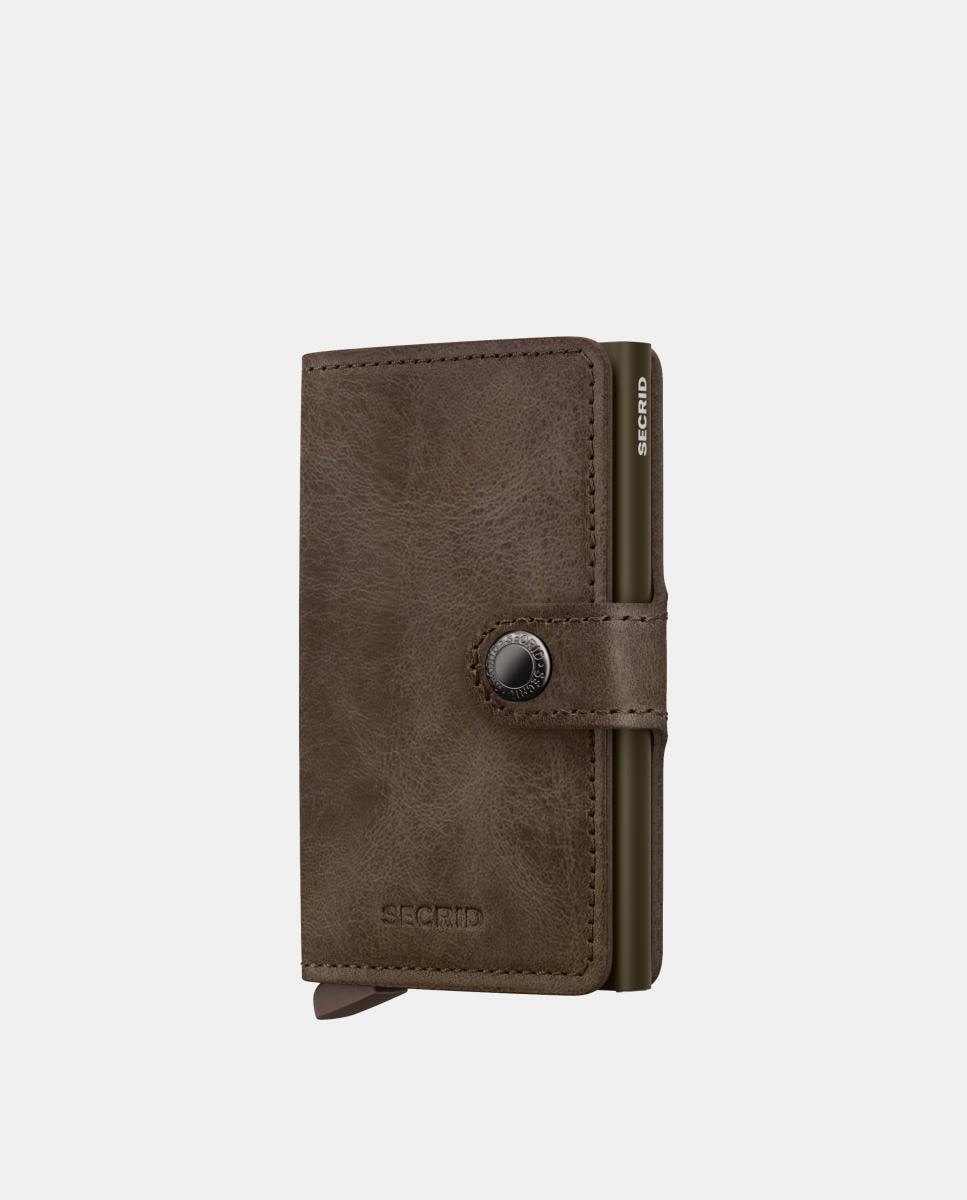 Imagem 0 de Porta-Cartões em Pele Vintage com Proteção RFID - Taupe