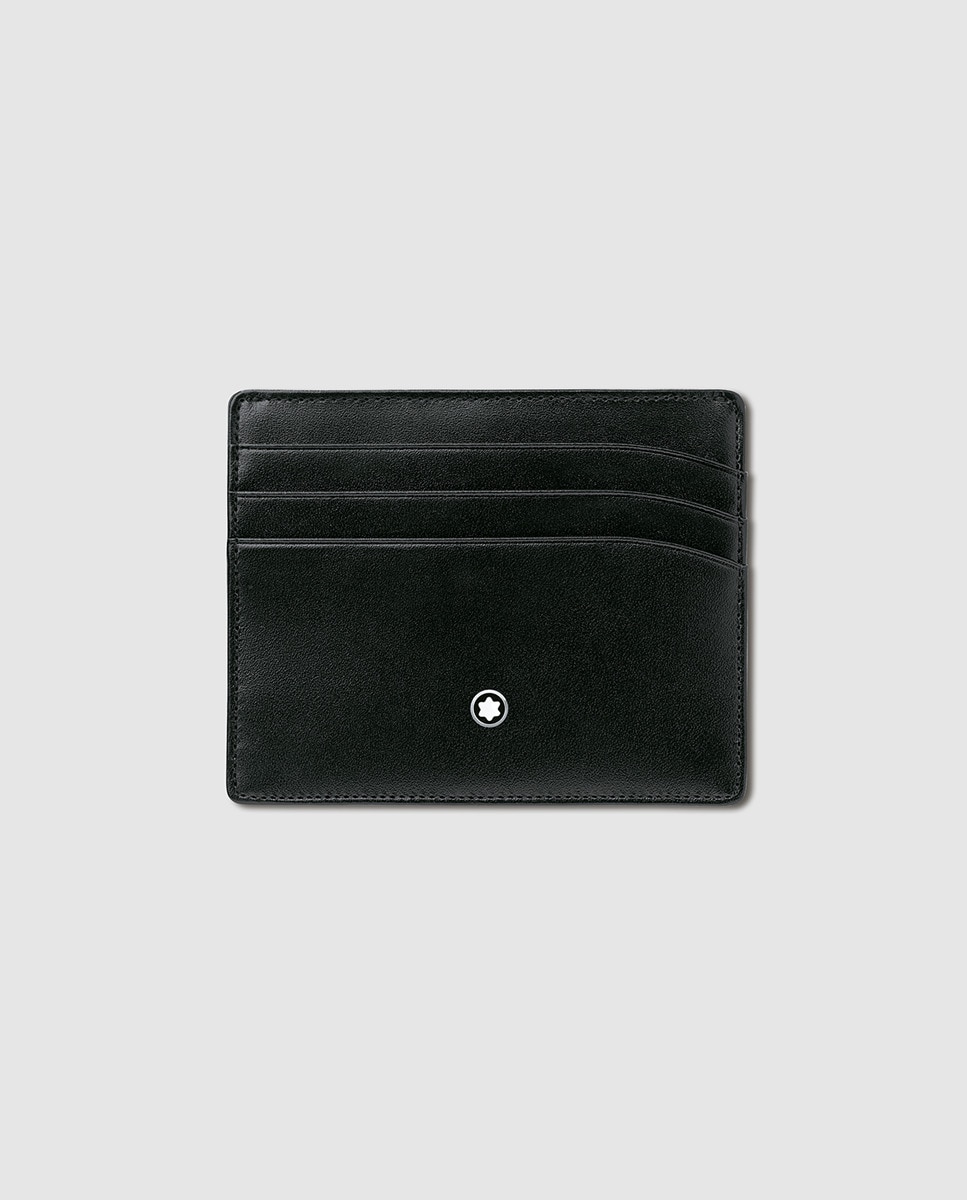 Imagem 0 de Porta-cartões de pele Coleção Meisterstück em preto