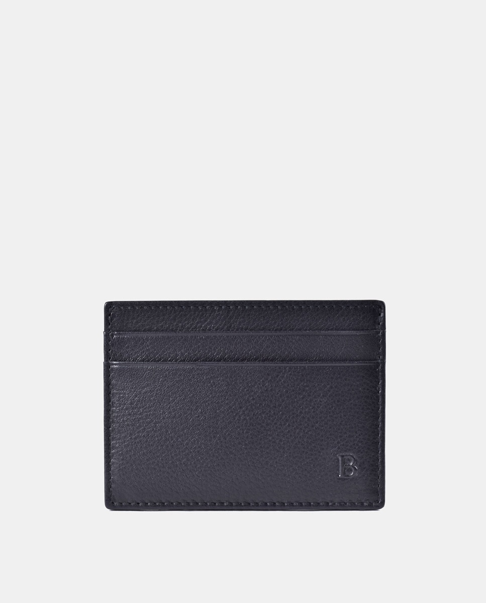 Porta-cartões de homem Miguel Bellido Preto-1
