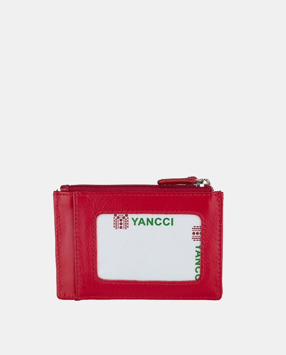 Porta-Moedas com Logótipo de Metal Vermelho-2