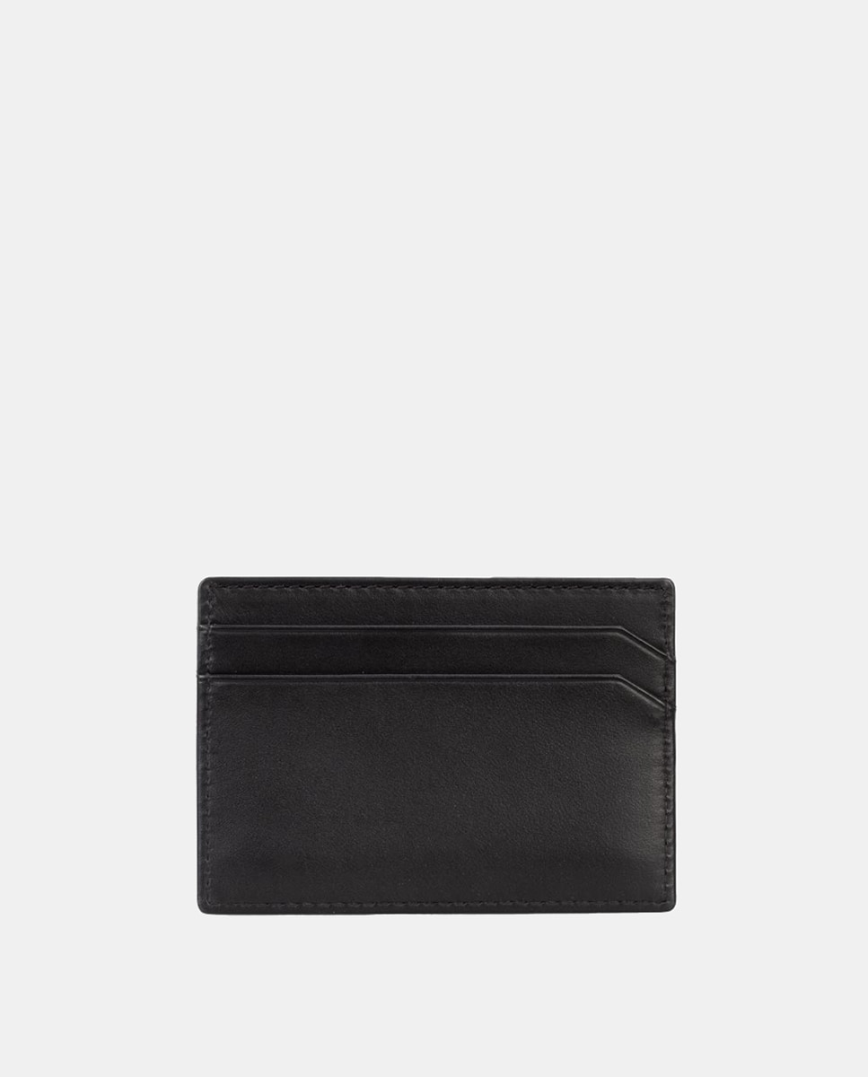 Porta-Cartões com Detalhe de Logótipo Preto-3