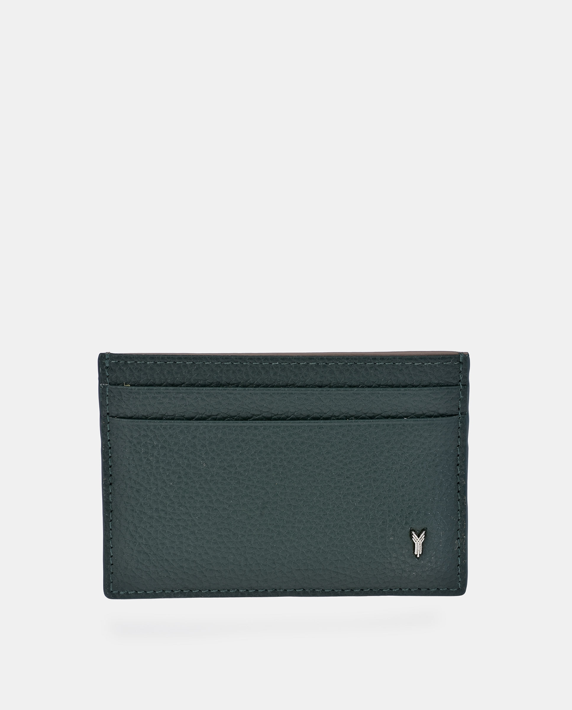 Imagem 0 de Porta-Cartões Plano em Pele - Preto/Azul