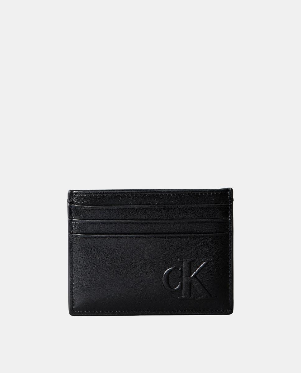 Porta-Cartões com Logótipo Estampado Preto-1