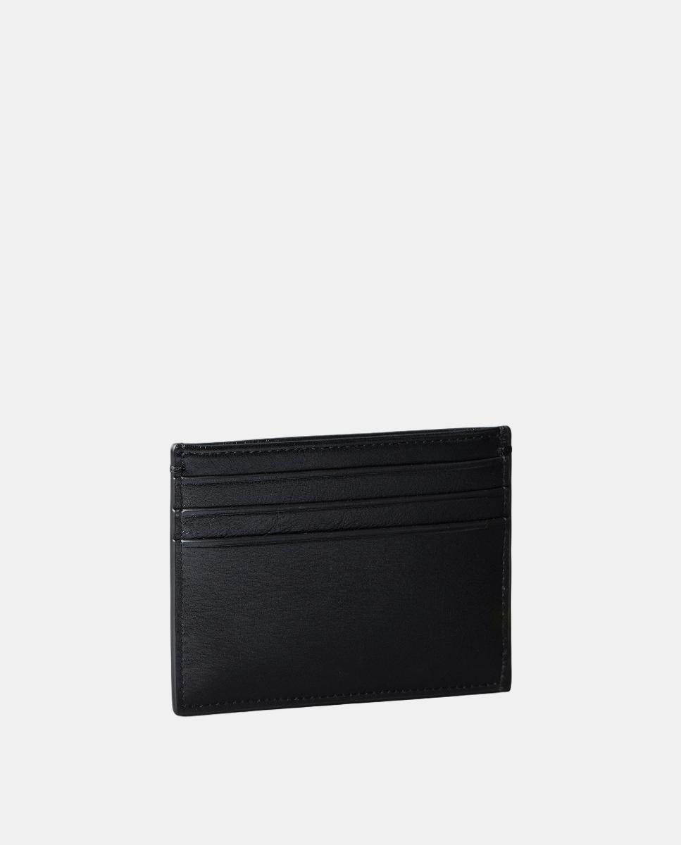 Porta-Cartões com Logótipo Estampado Preto-2