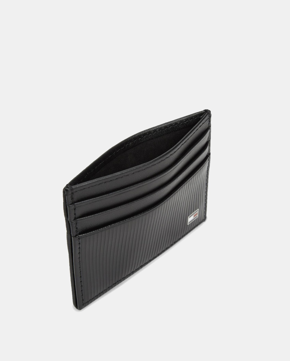 Porta-Cartões em Pele com Logótipo Preto-4