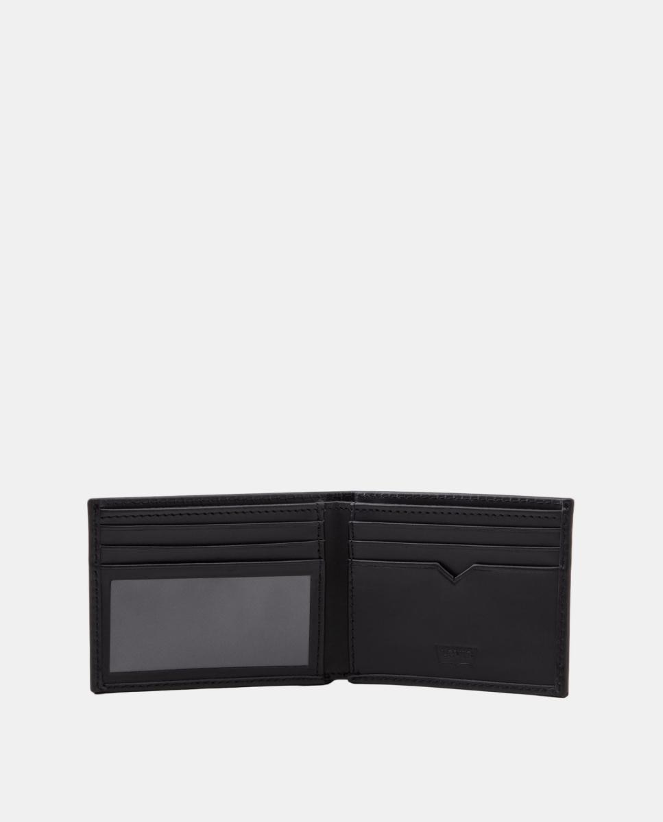 Carteira em Pele com Logótipo Gravado Preto-2