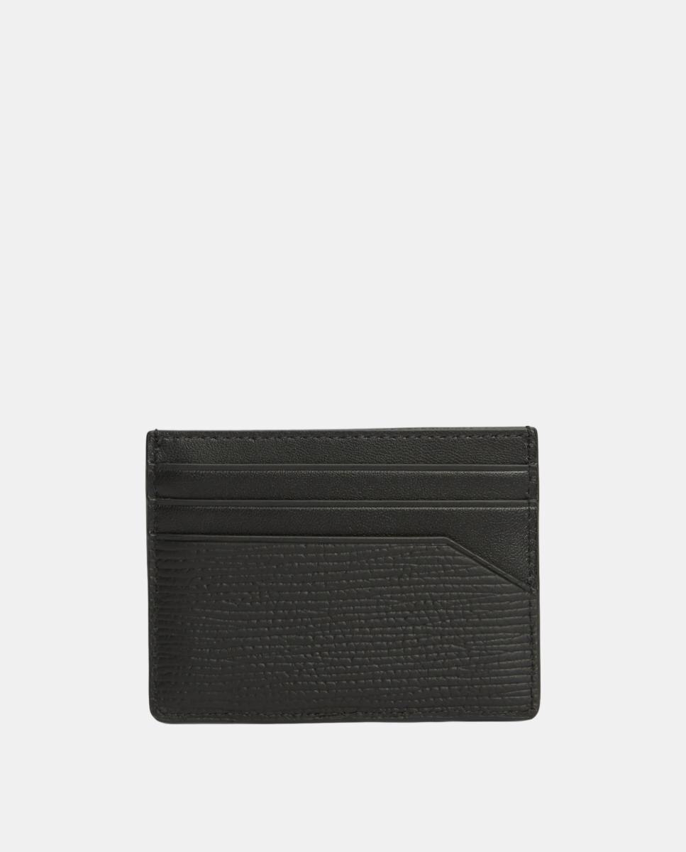 Tarjetero de piel de hombre - Tommy Hilfiger - Negro Negro-2
