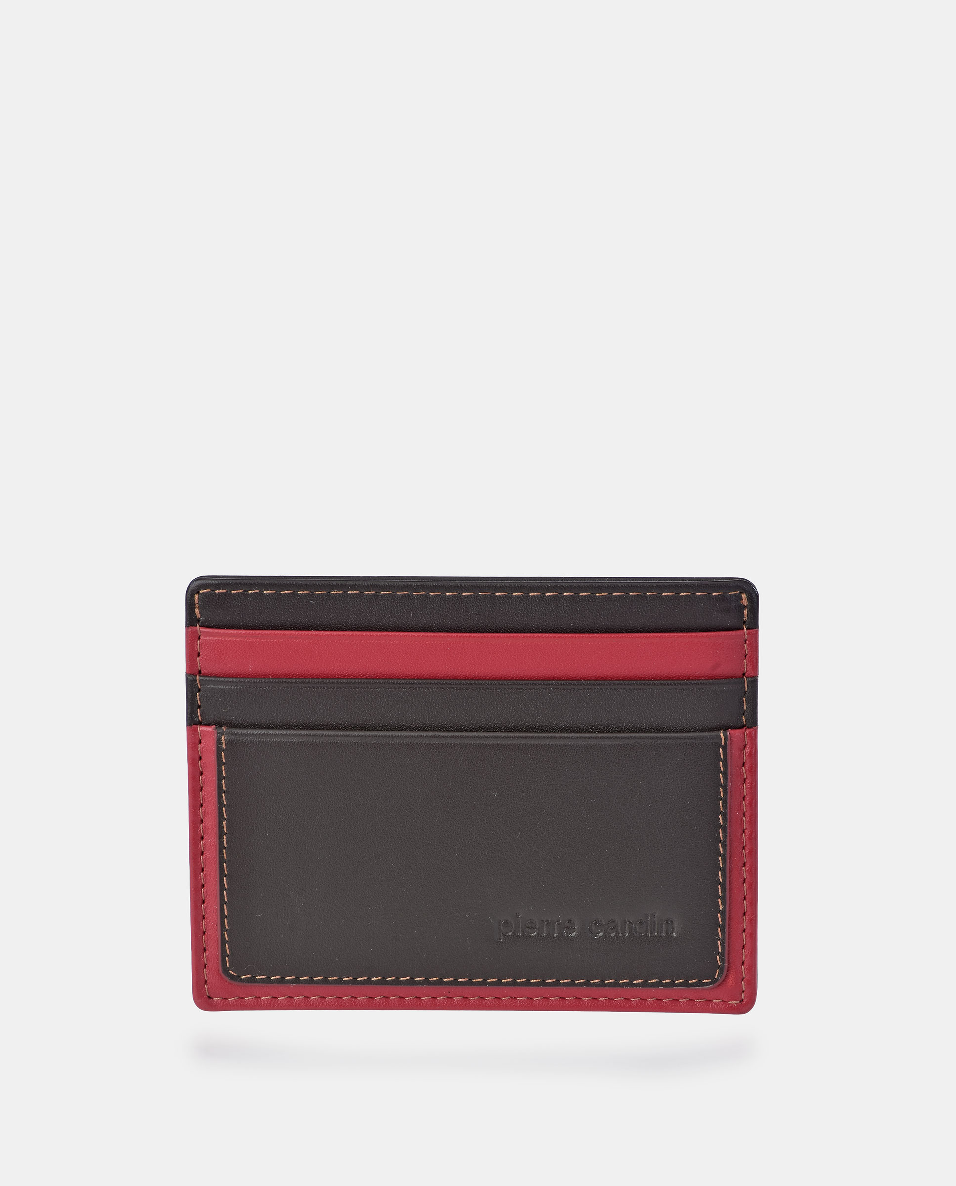 Americano en piel de hombre - Pierre Cardin - Marrón Marrón-1
