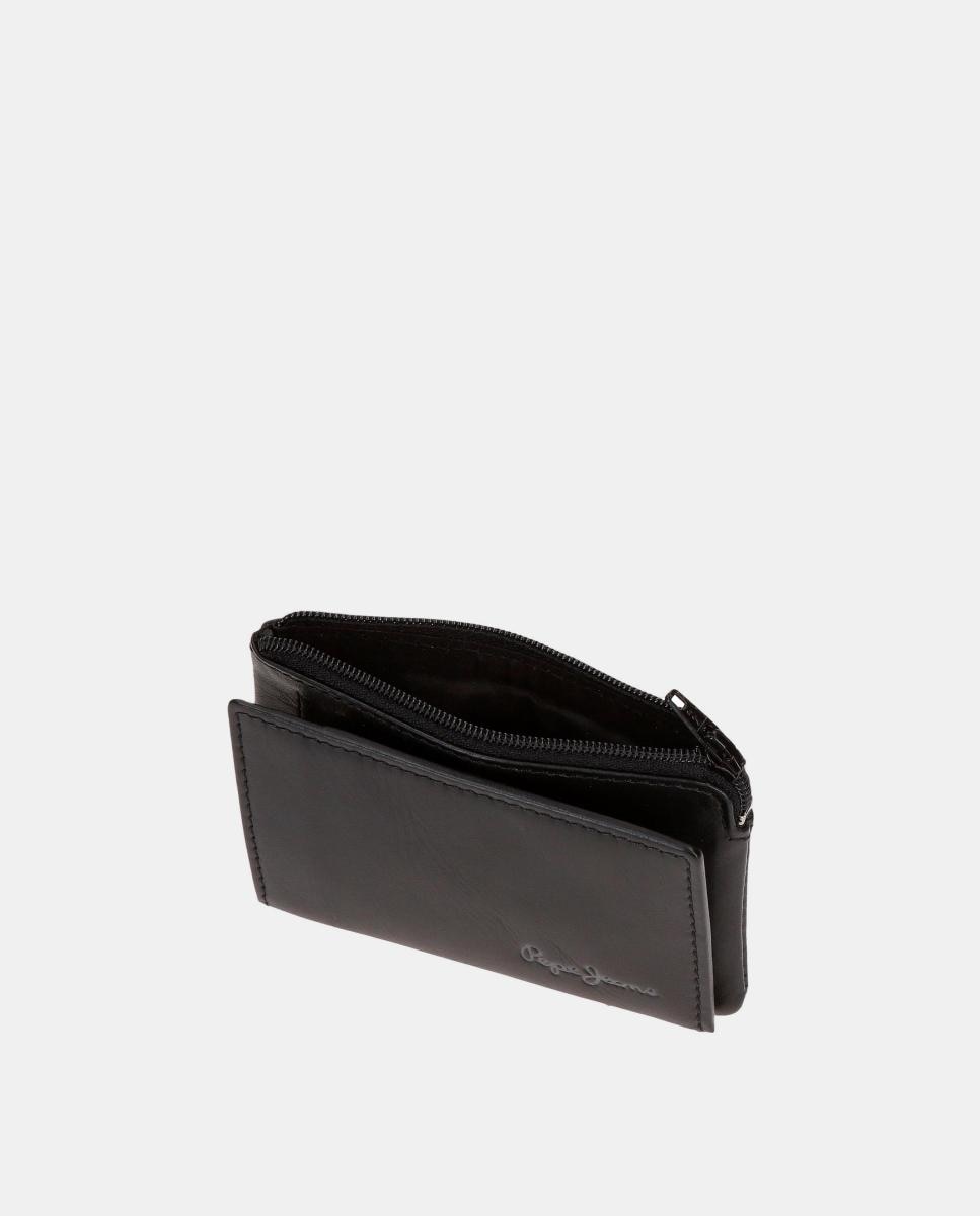 Porta-Moedas Luton - Preto Preto-2