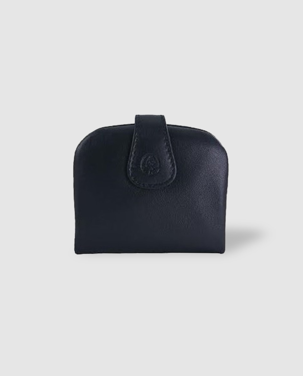 Imagem 0 de Porta-moedas de tacão de pele castanha