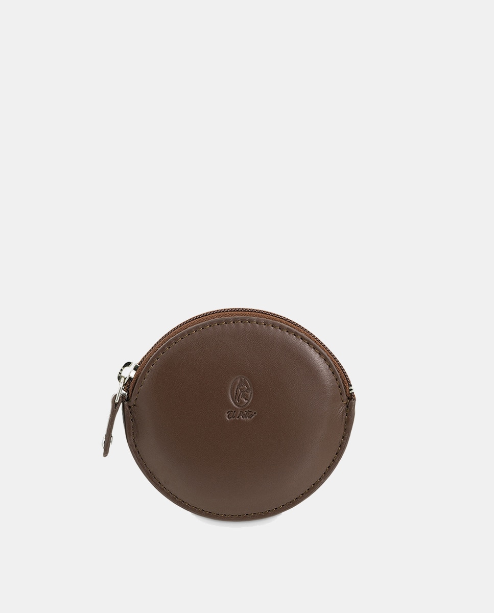 Porta-Moedas com Porta-Chaves Camel-1