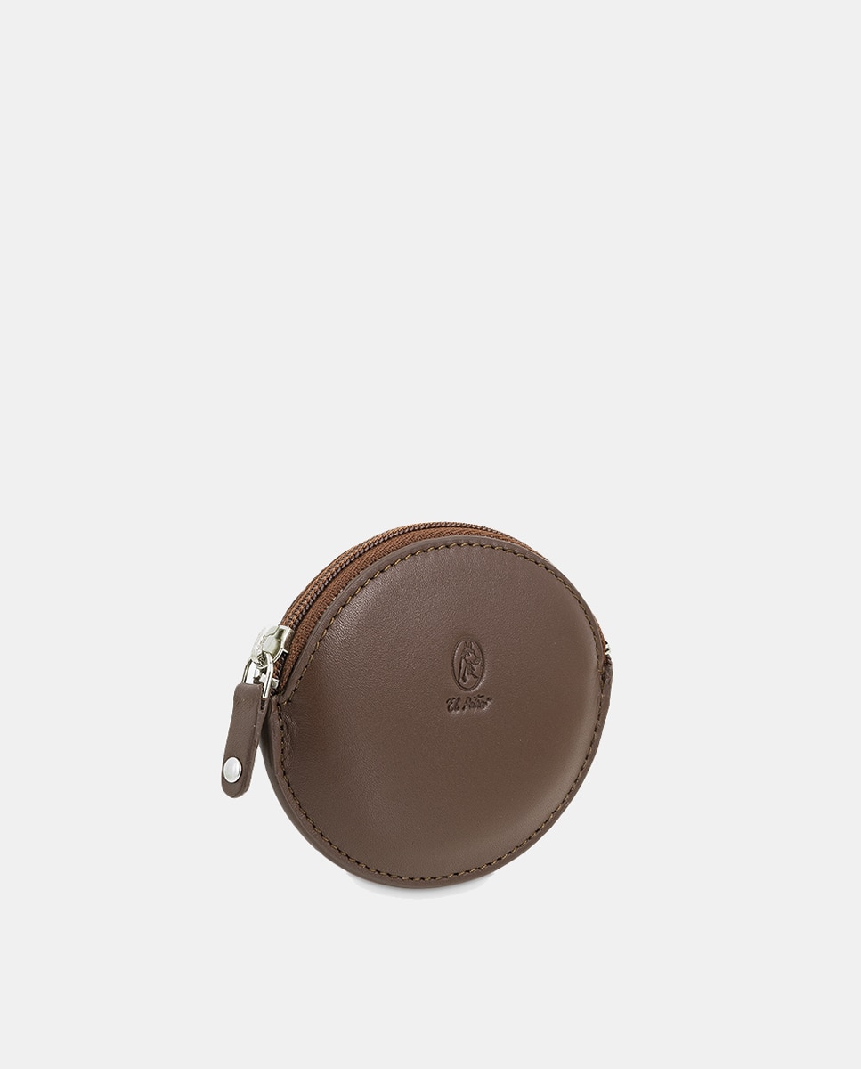 Porta-Moedas com Porta-Chaves Camel-2