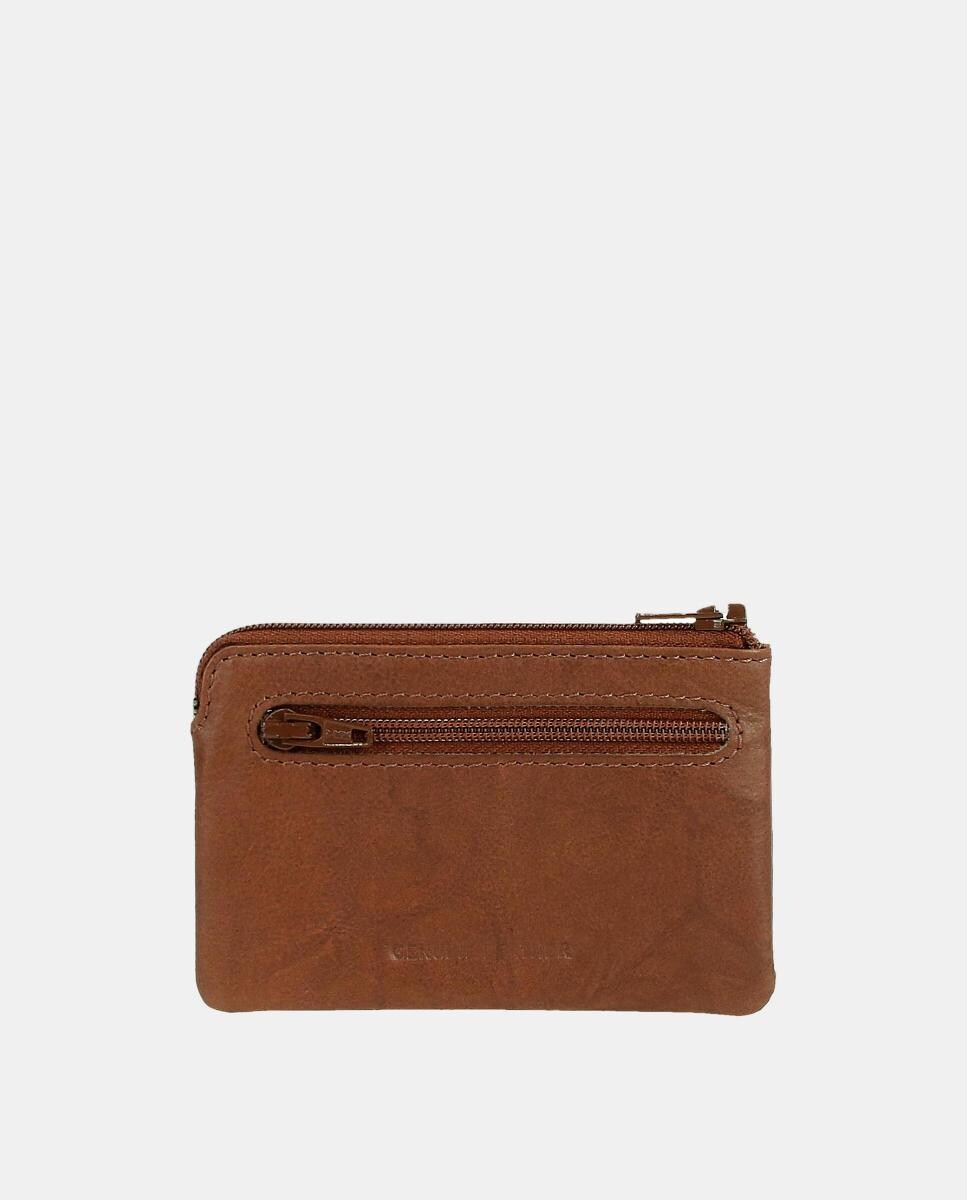 Porta-Moedas Jacket Castanho-2