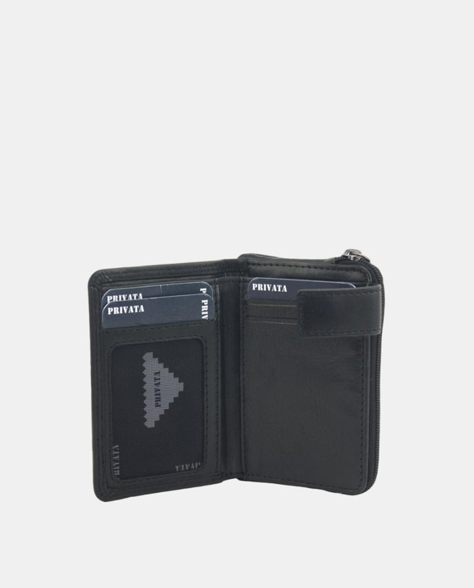 Imagen 2 de Billetero piel vacuno - Privata - Negro Negro