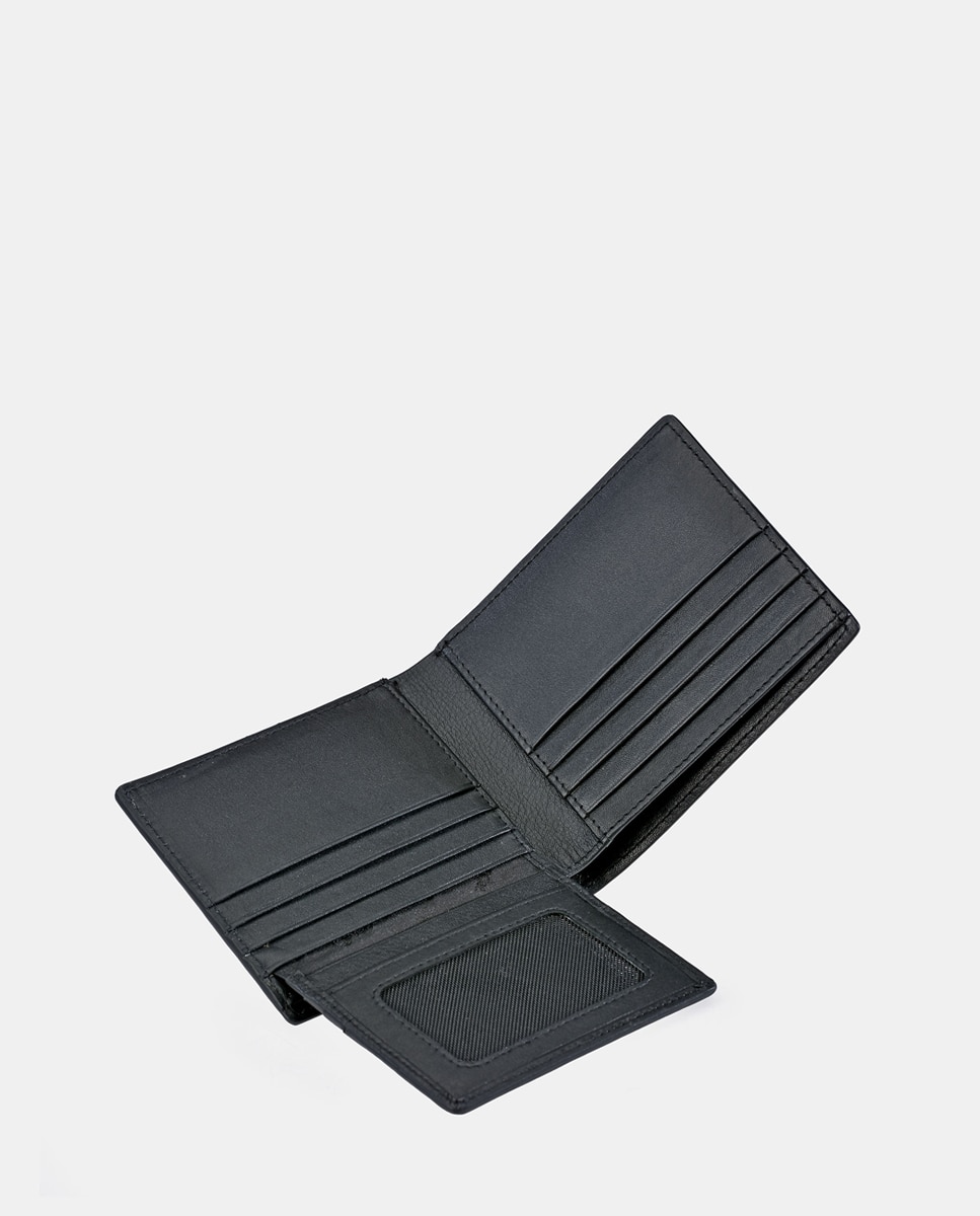 Imagen 4 de Cartera de piel con doble billetero - Yanko - Negro Negro