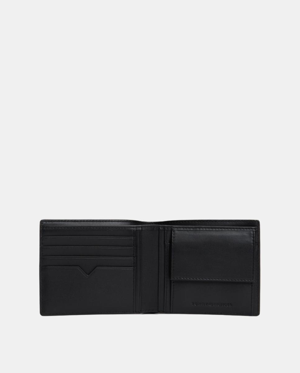 Carteira em Pele com Logótipo Frontal Pretos-4